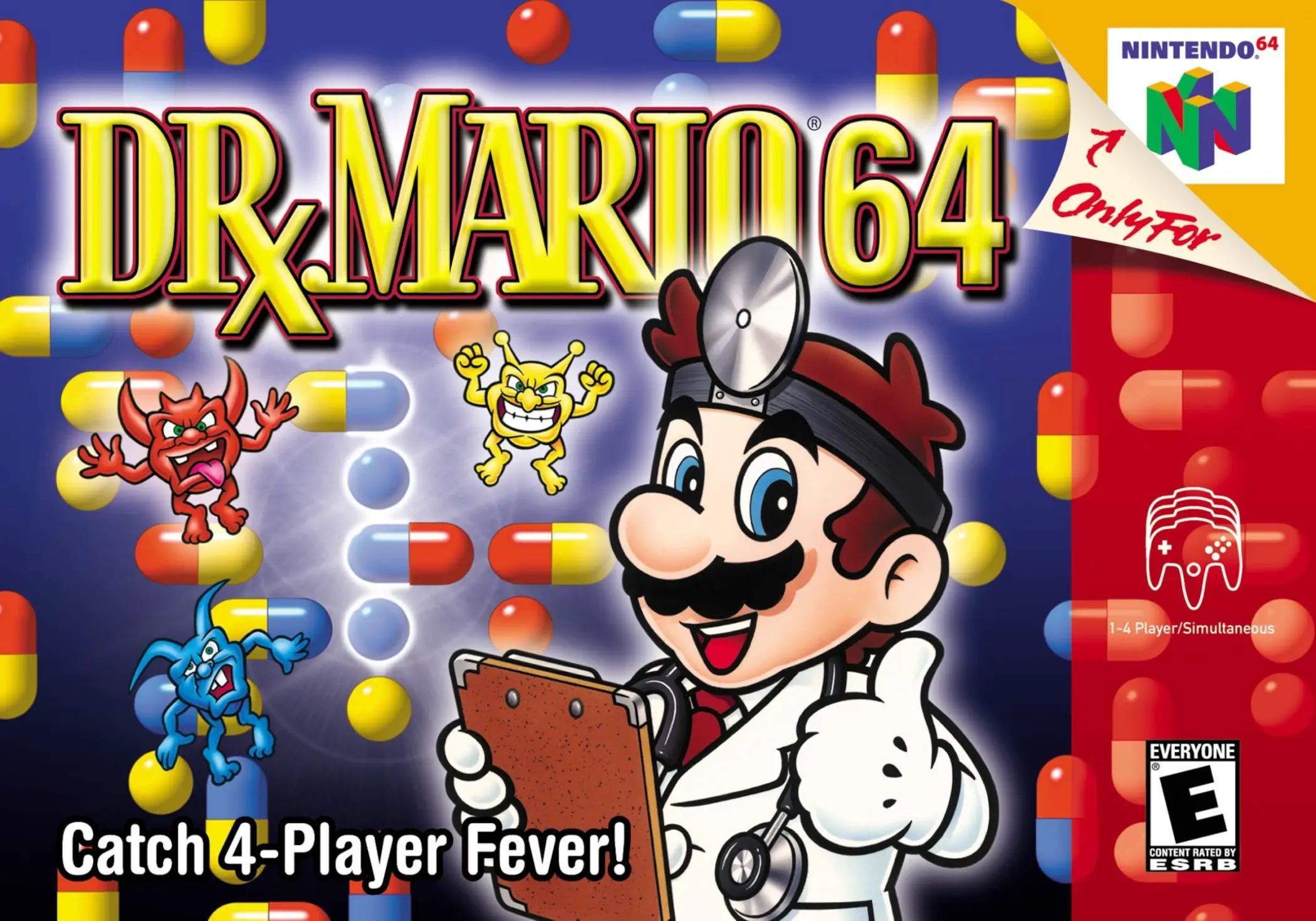 Capa de Dr. Mario 64