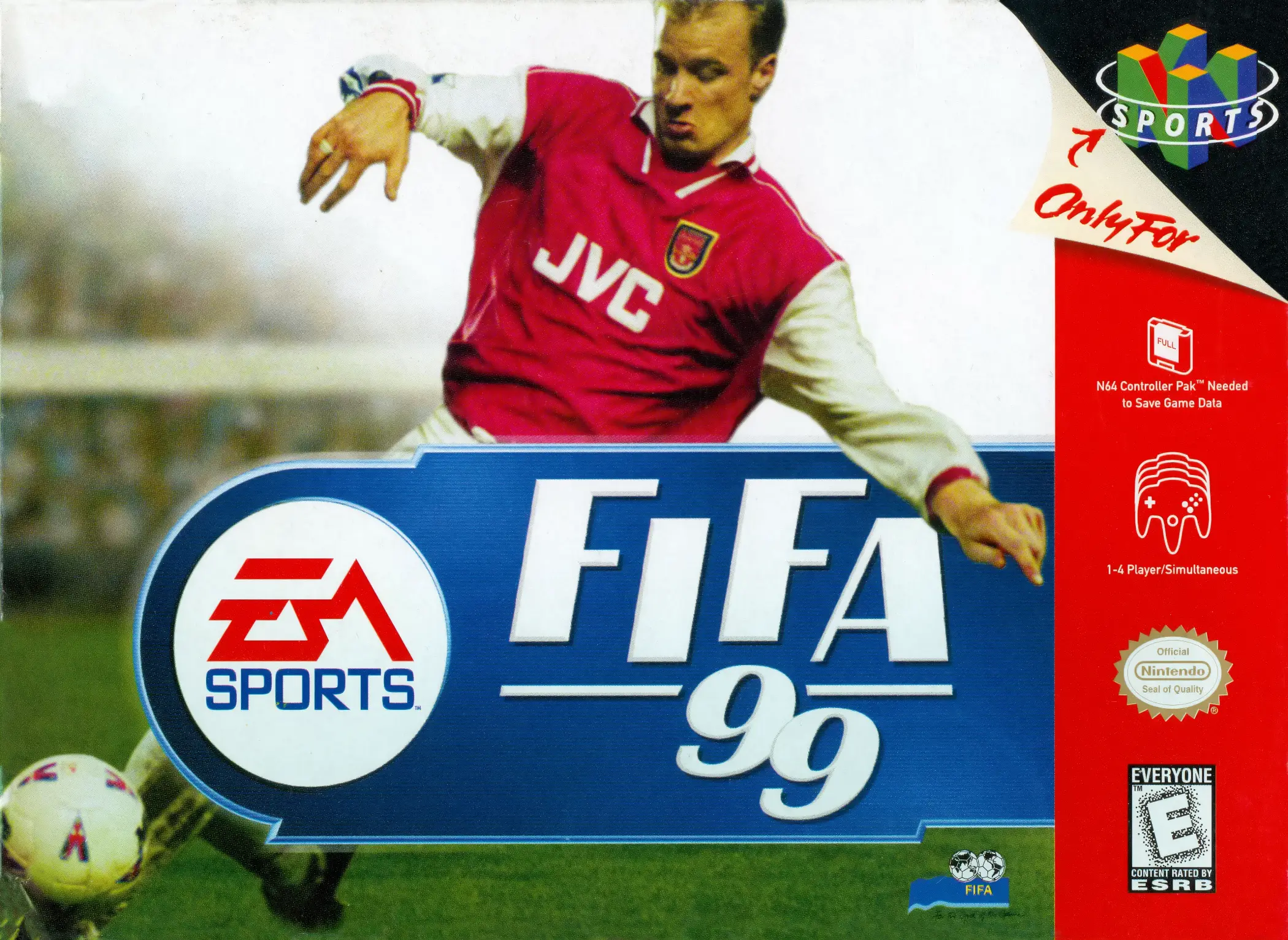 Capa de FIFA 99