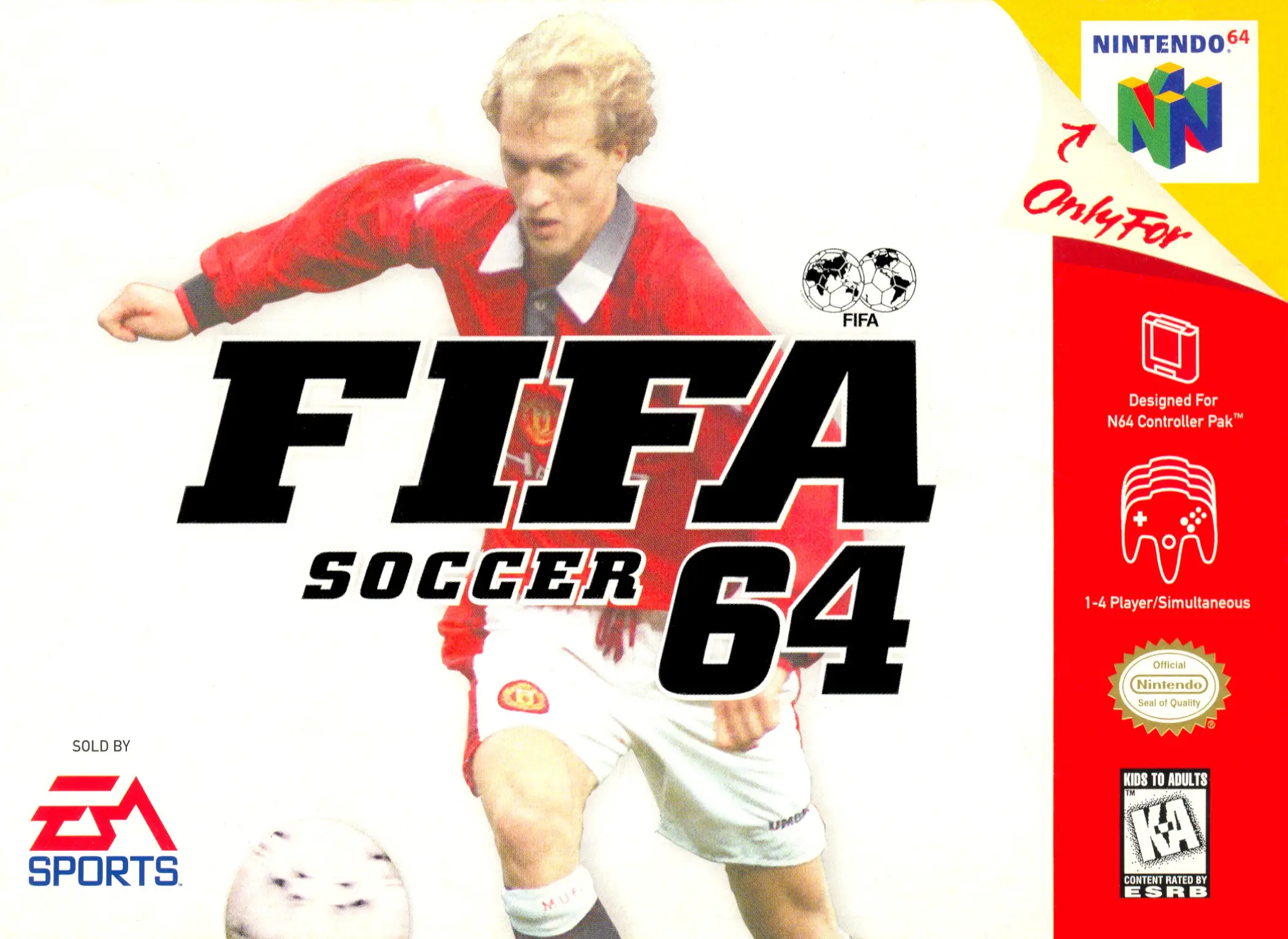 Capa de FIFA Soccer 64