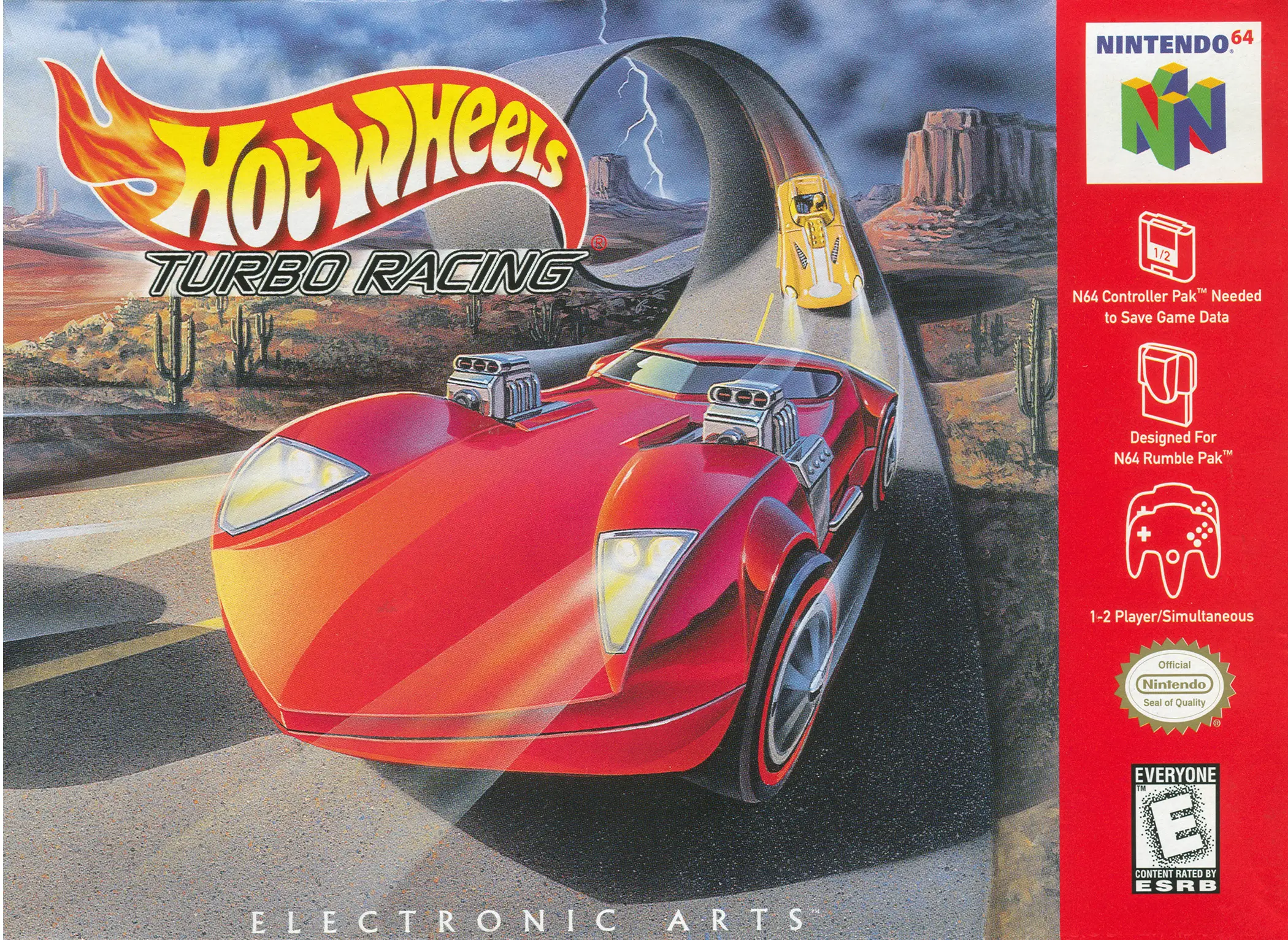 Capa de Hot Wheels Turbo Racing