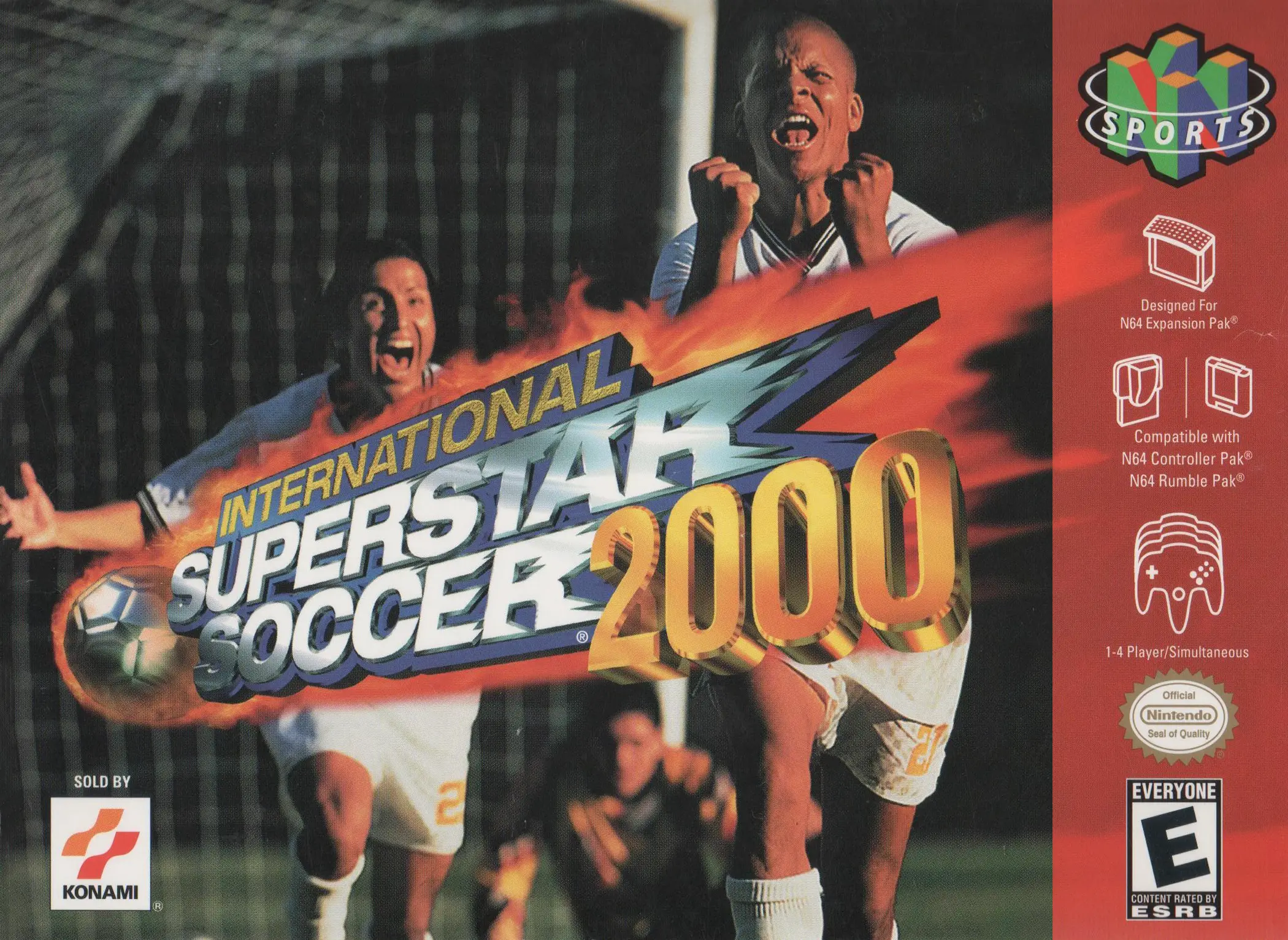 Capa de International Superstar Soccer 2000