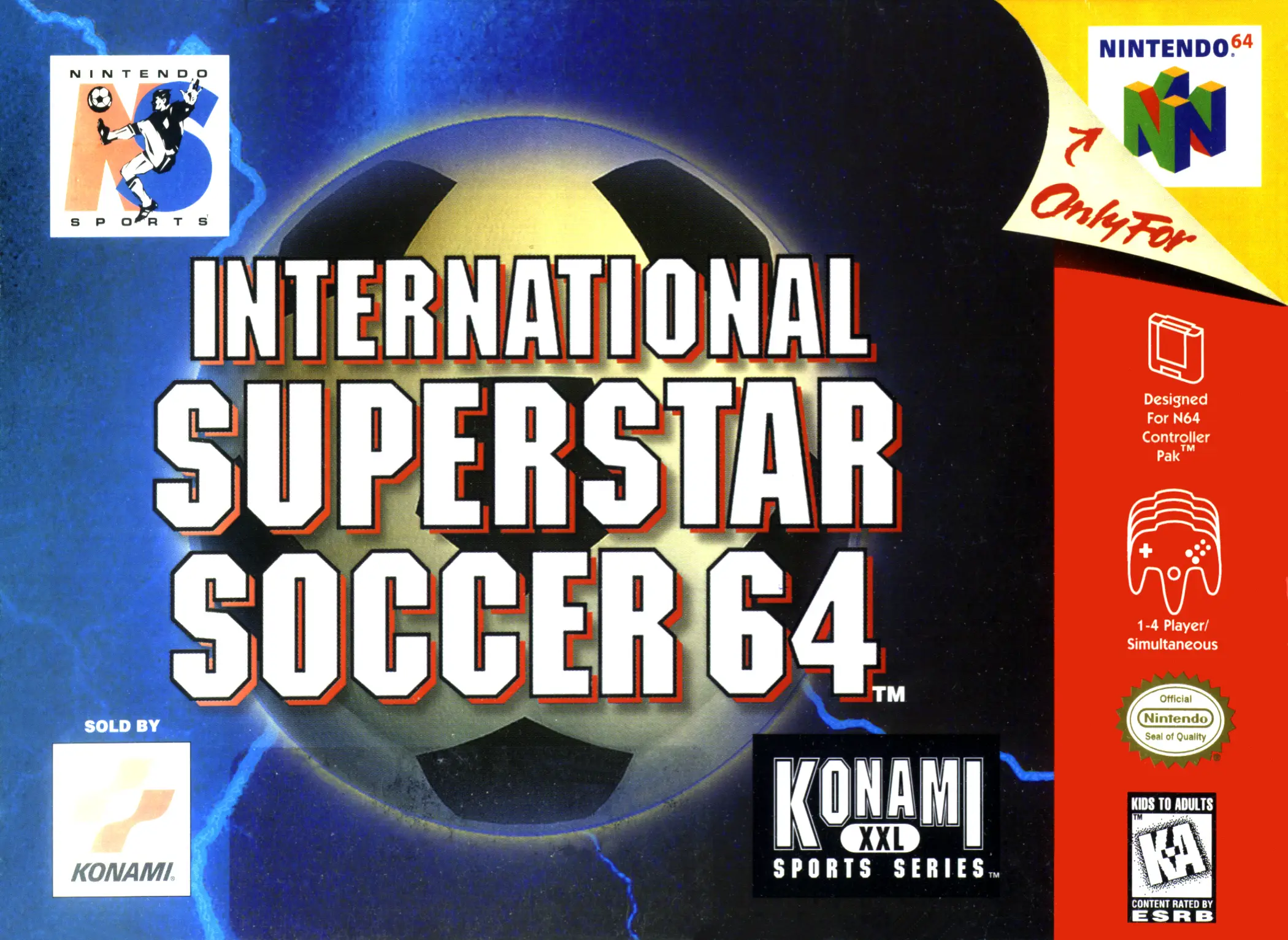 Capa de International Superstar Soccer 64