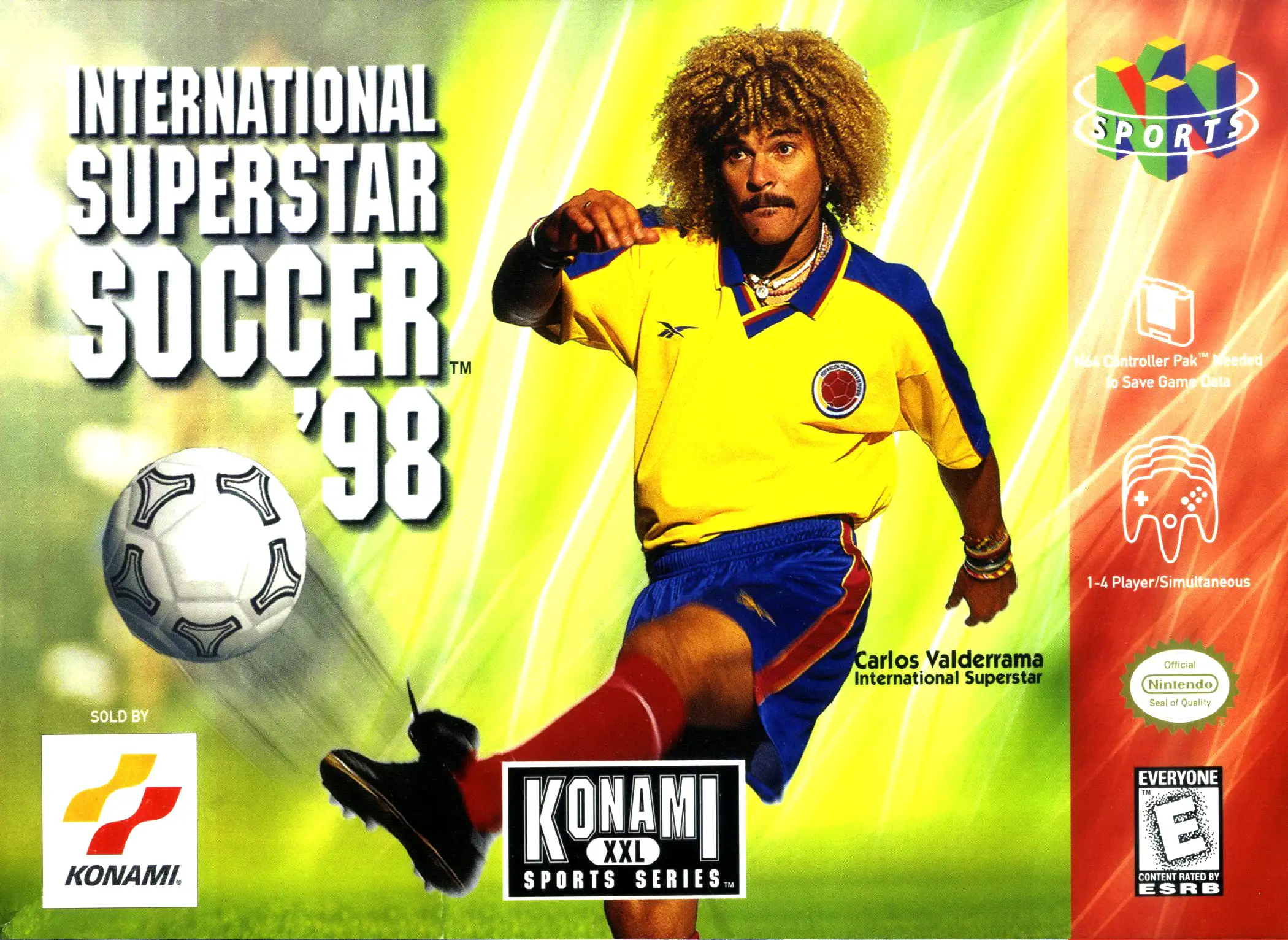Capa de International Superstar Soccer '98