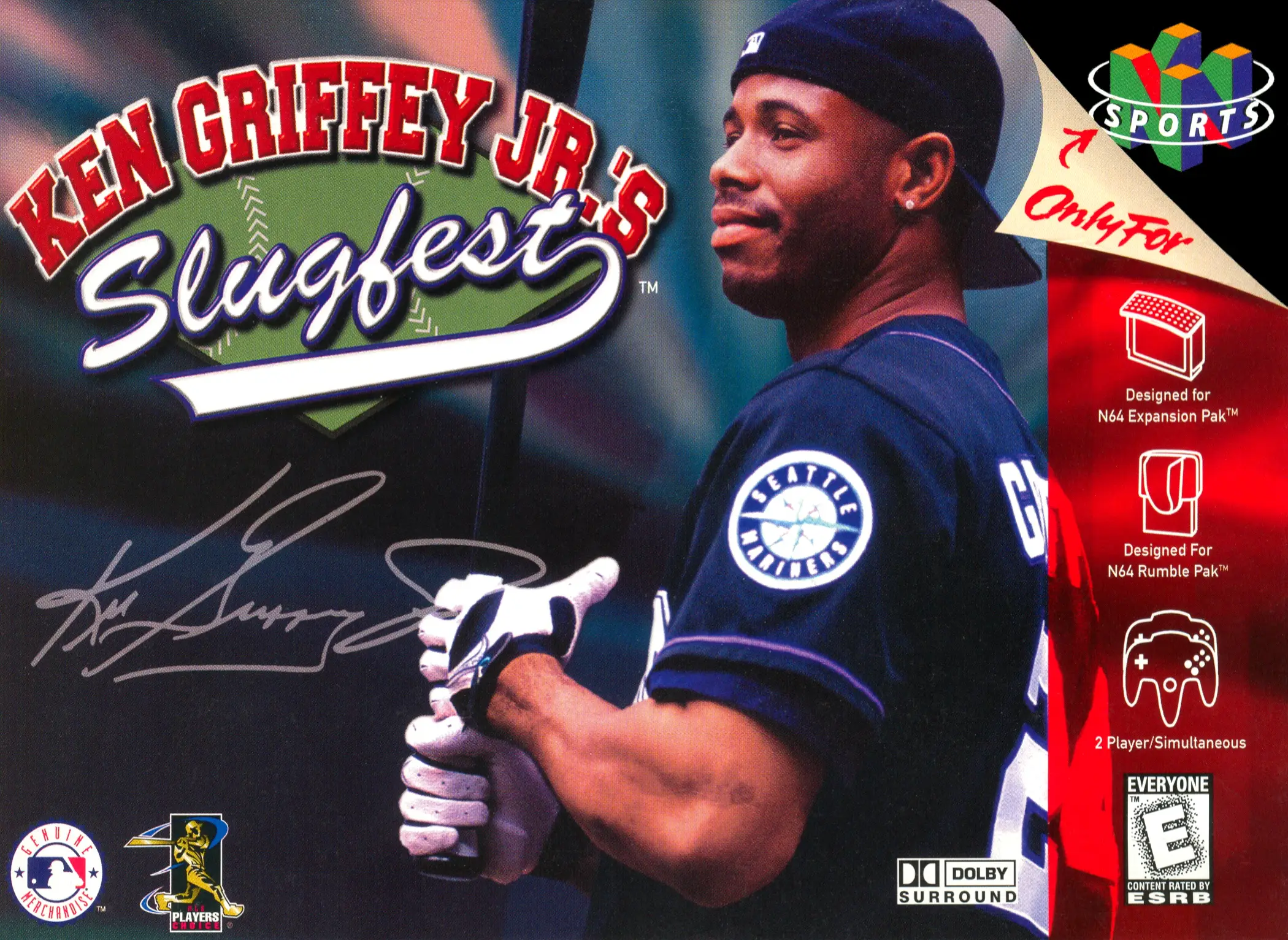 Capa de Ken Griffey Jr.'s Slugfest