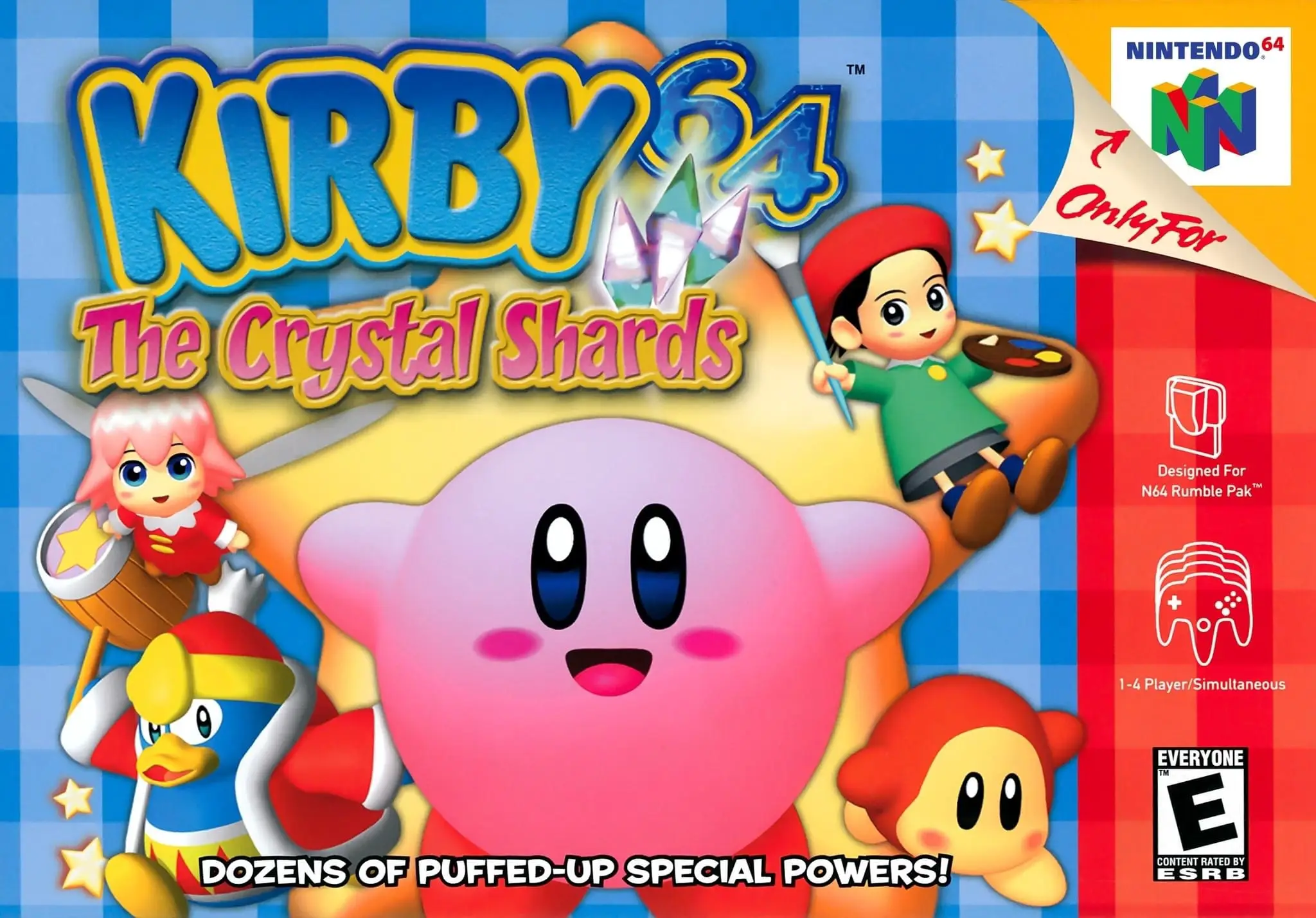 Capa de Kirby 64: The Crystal Shards