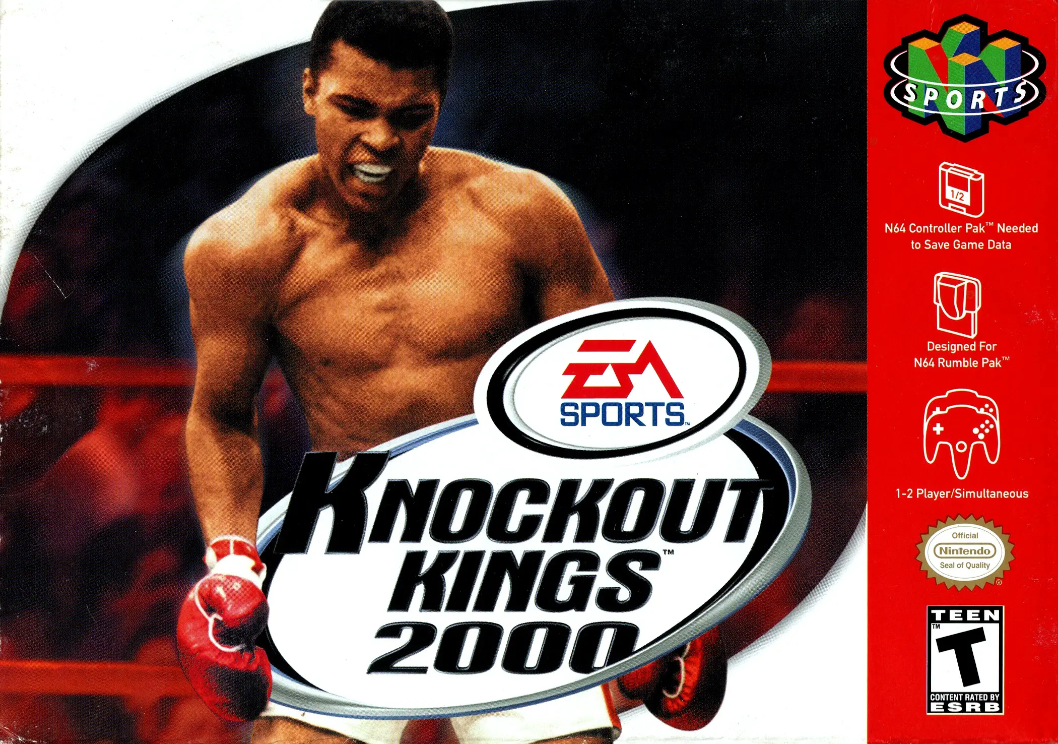 Capa de Knockout Kings 2000