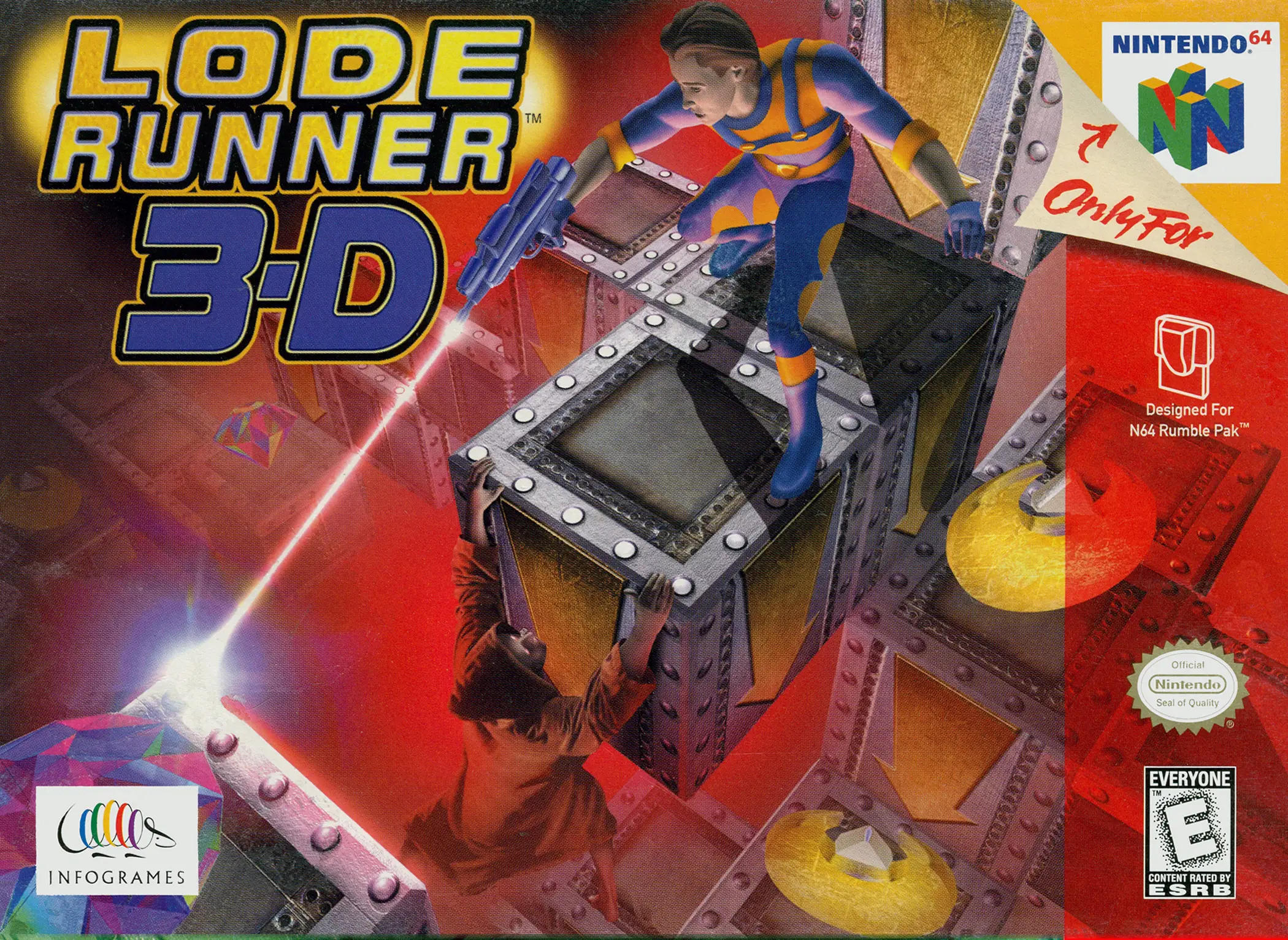 Capa de Lode Runner 3-D