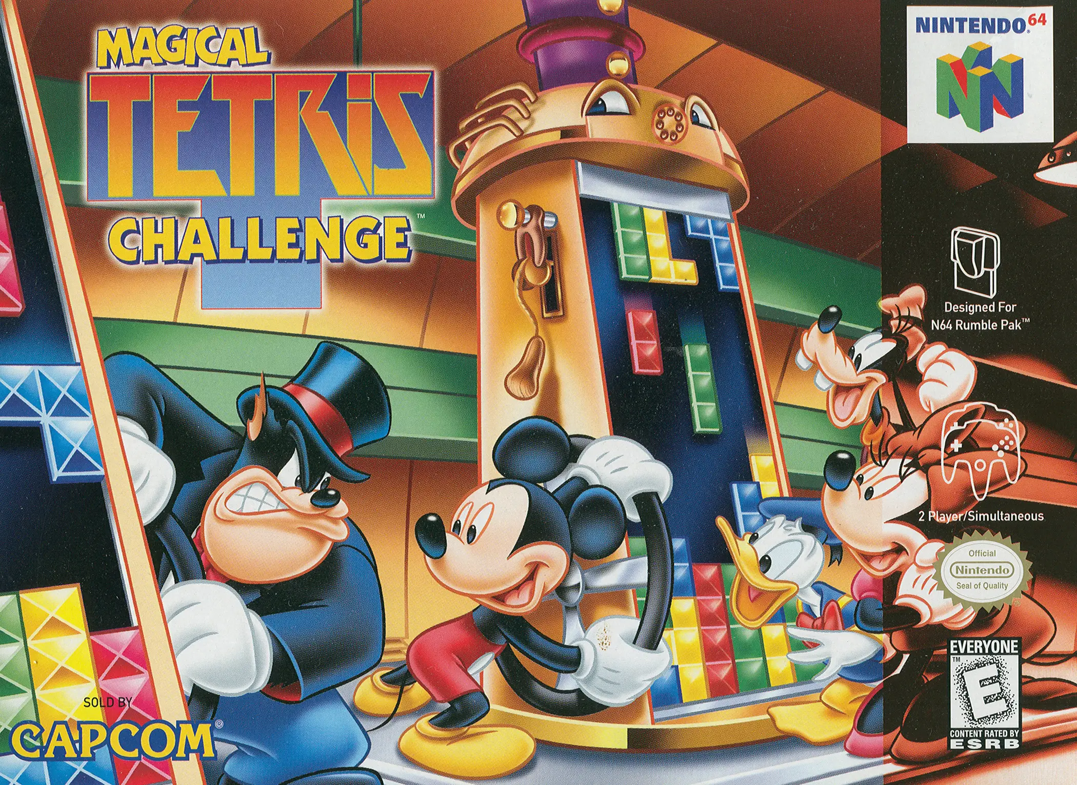 Capa de Magical Tetris Challenge