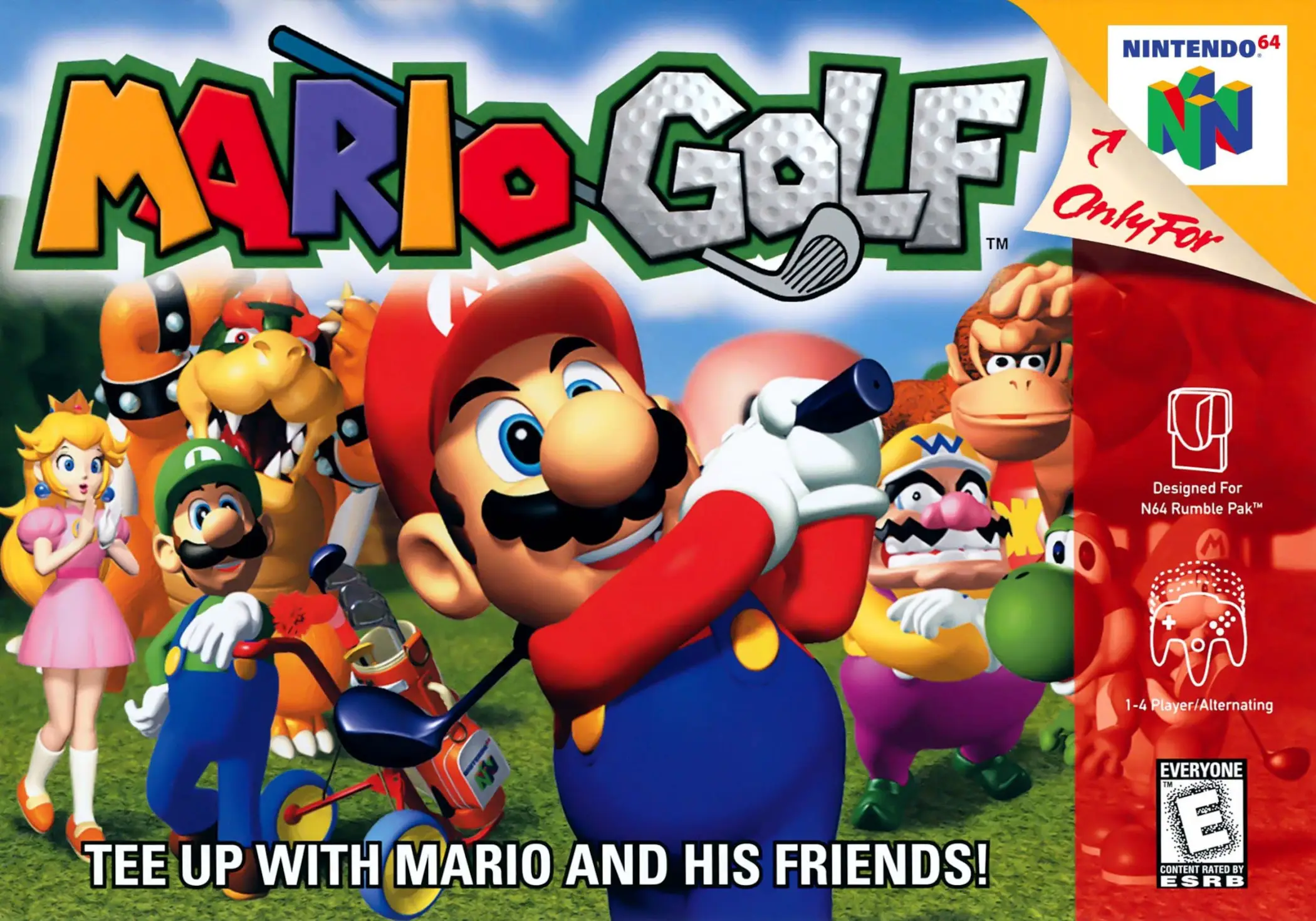 Capa de Mario Golf