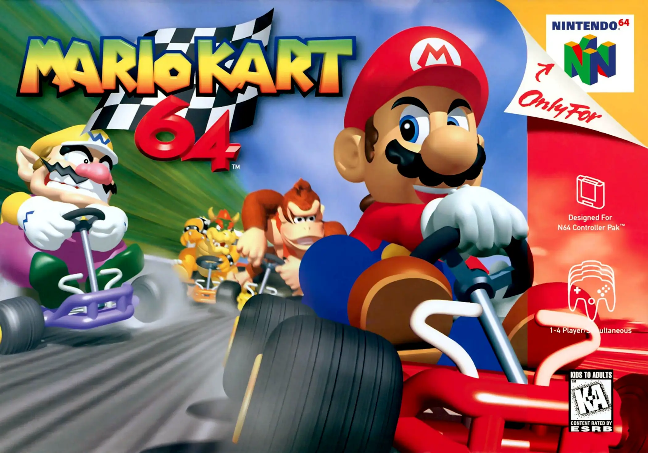 Capa de Mario Kart 64