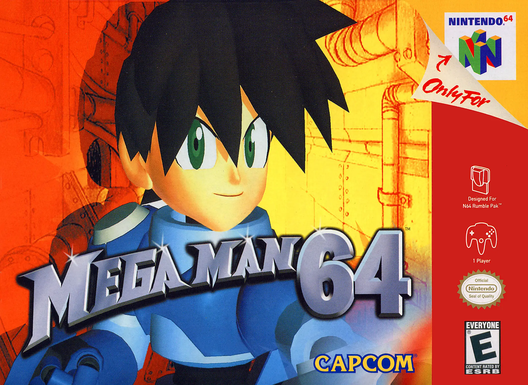 Capa de Mega Man 64