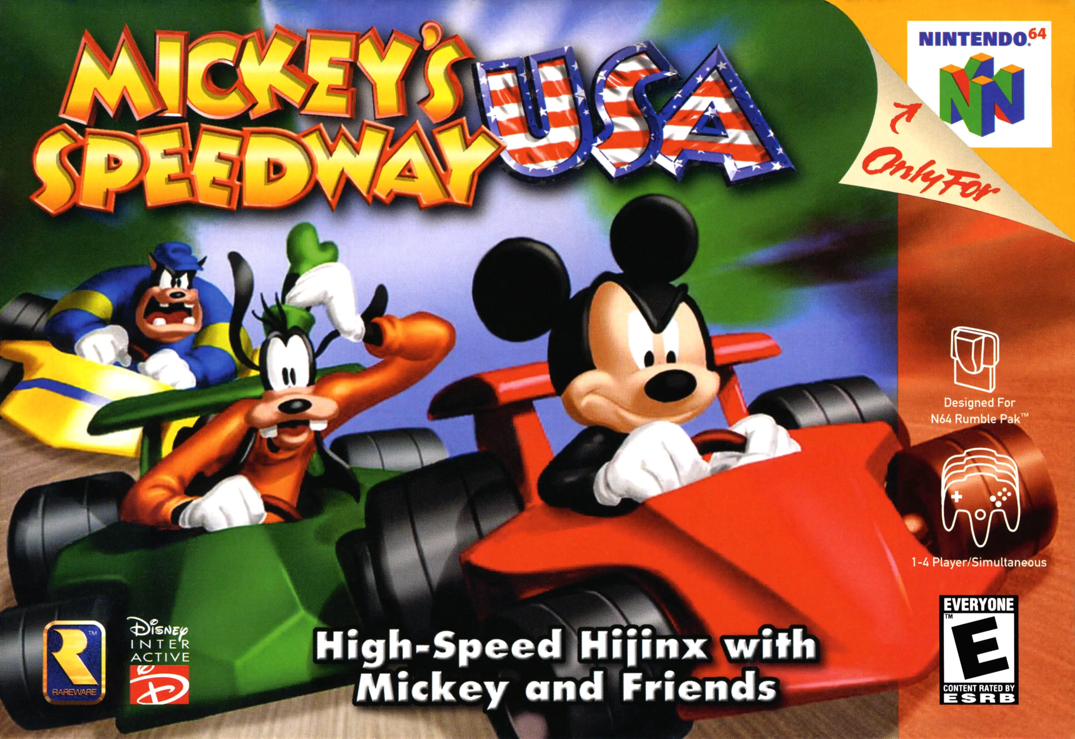 Capa de Mickey's Speedway USA