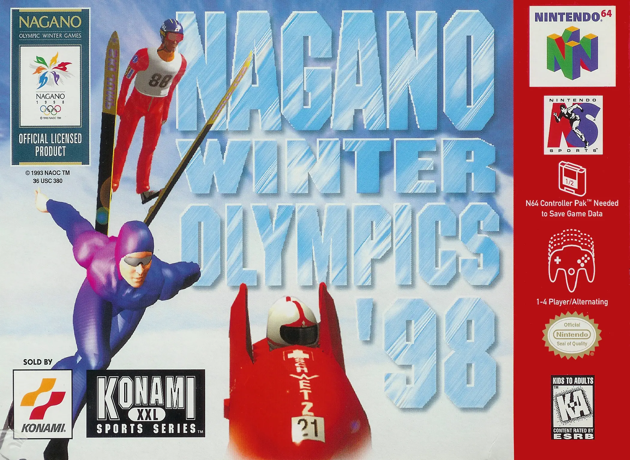 Capa de Nagano Winter Olympics '98