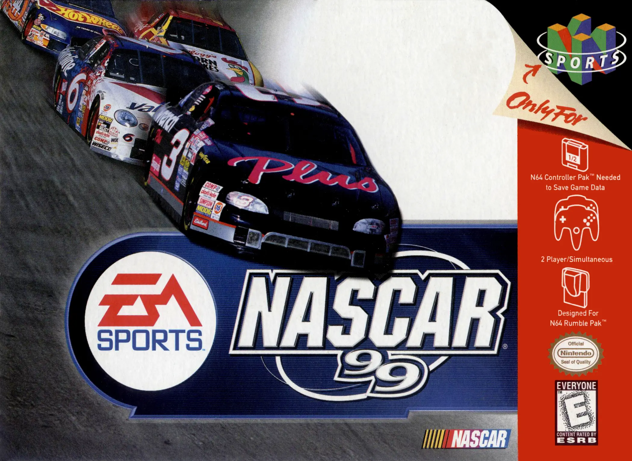 Capa de NASCAR 99