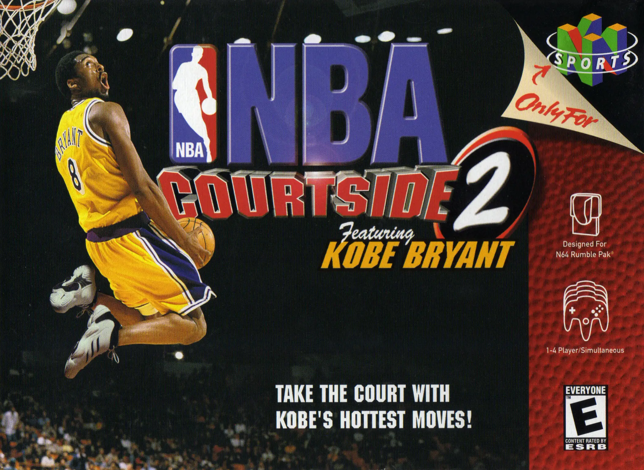 Capa de NBA Courtside 2 Featuring Kobe Bryant