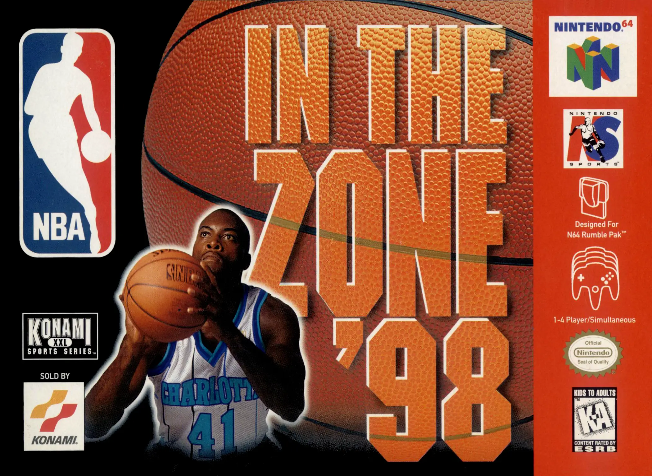 Capa de NBA In The Zone '98