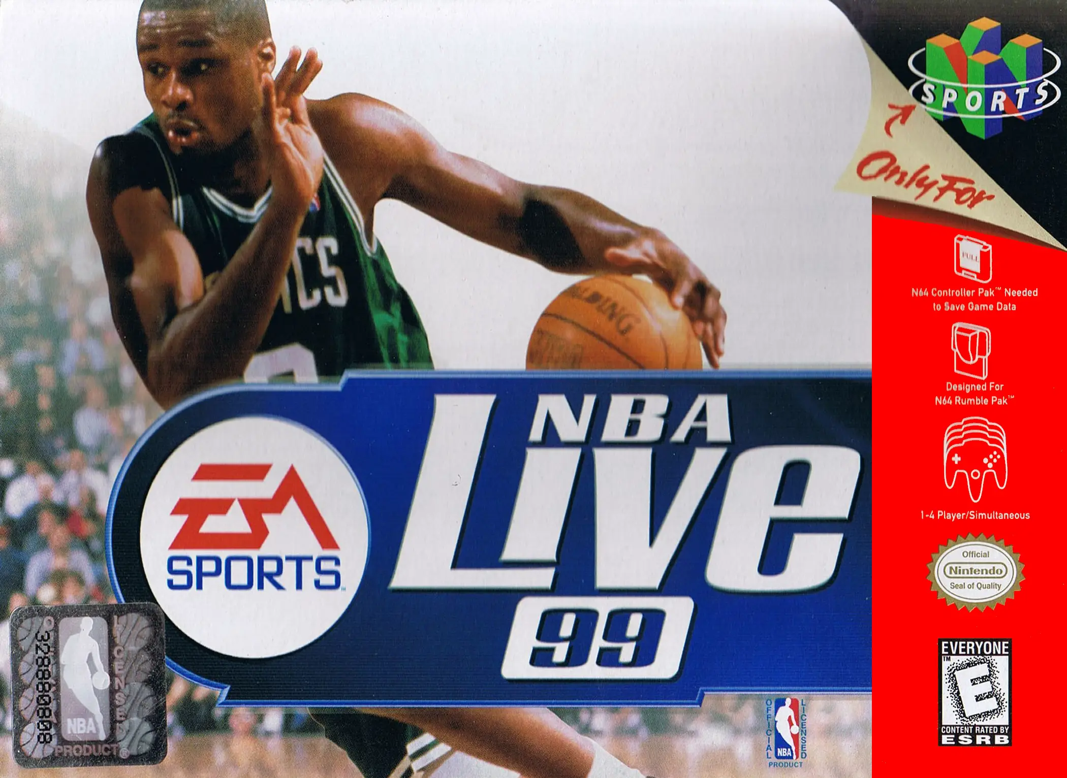 Capa de NBA Live 99