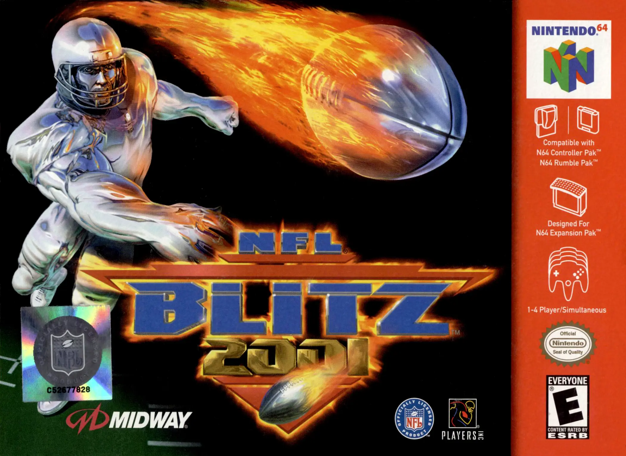 Capa de NFL Blitz 2001