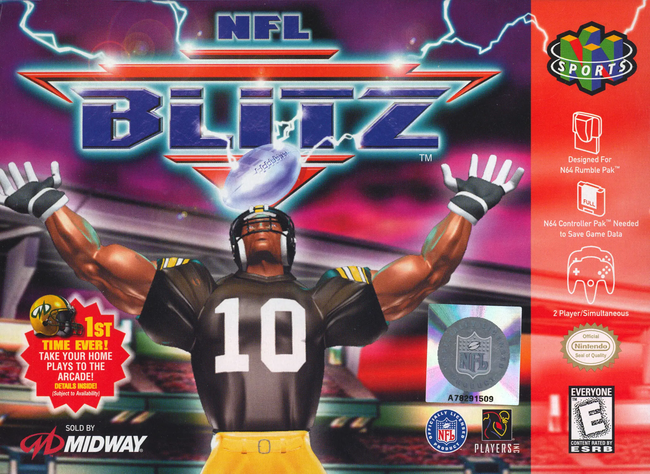 Capa de NFL Blitz