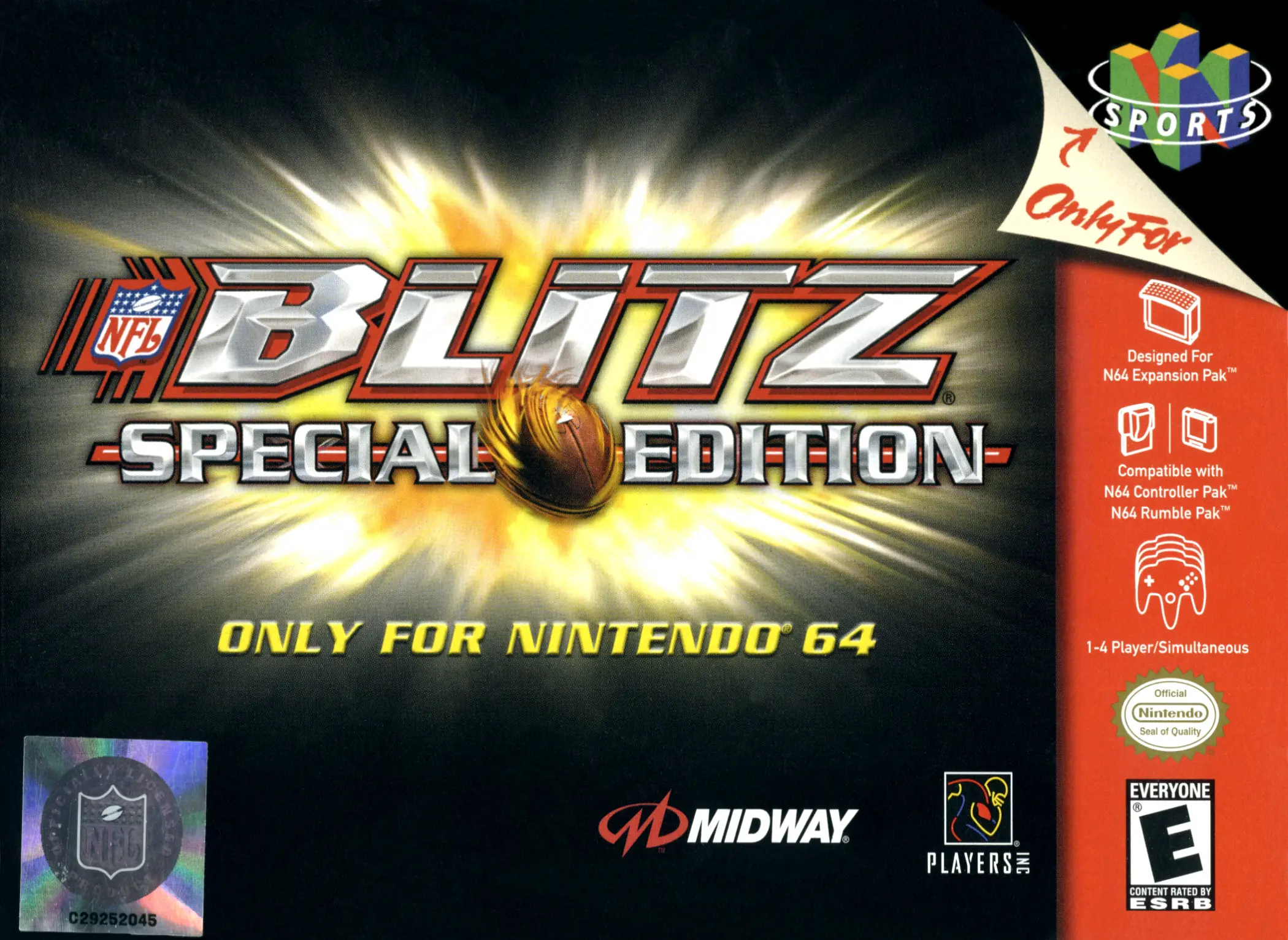 Capa de NFL Blitz: Special Edition