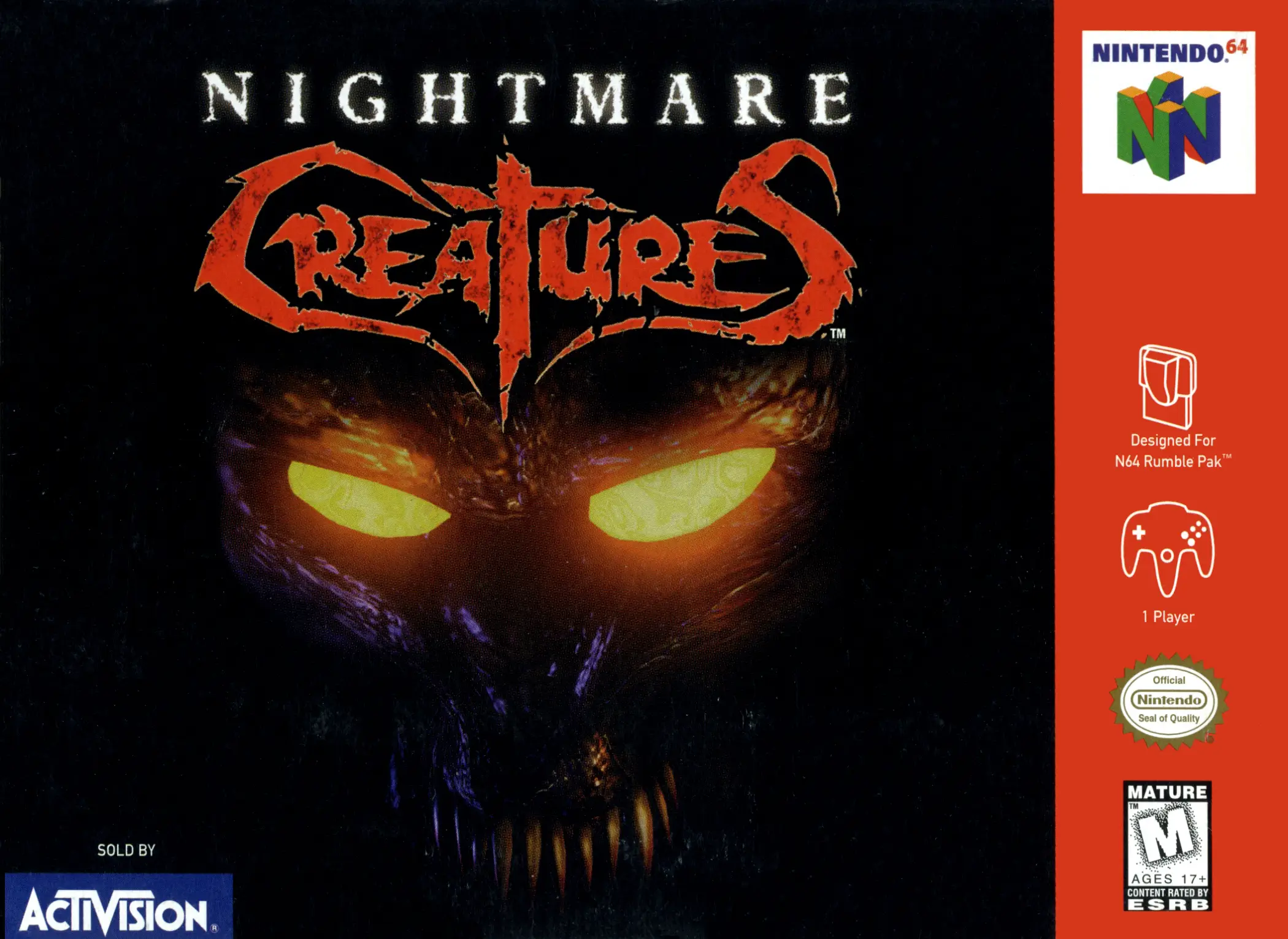 Capa de Nightmare Creatures