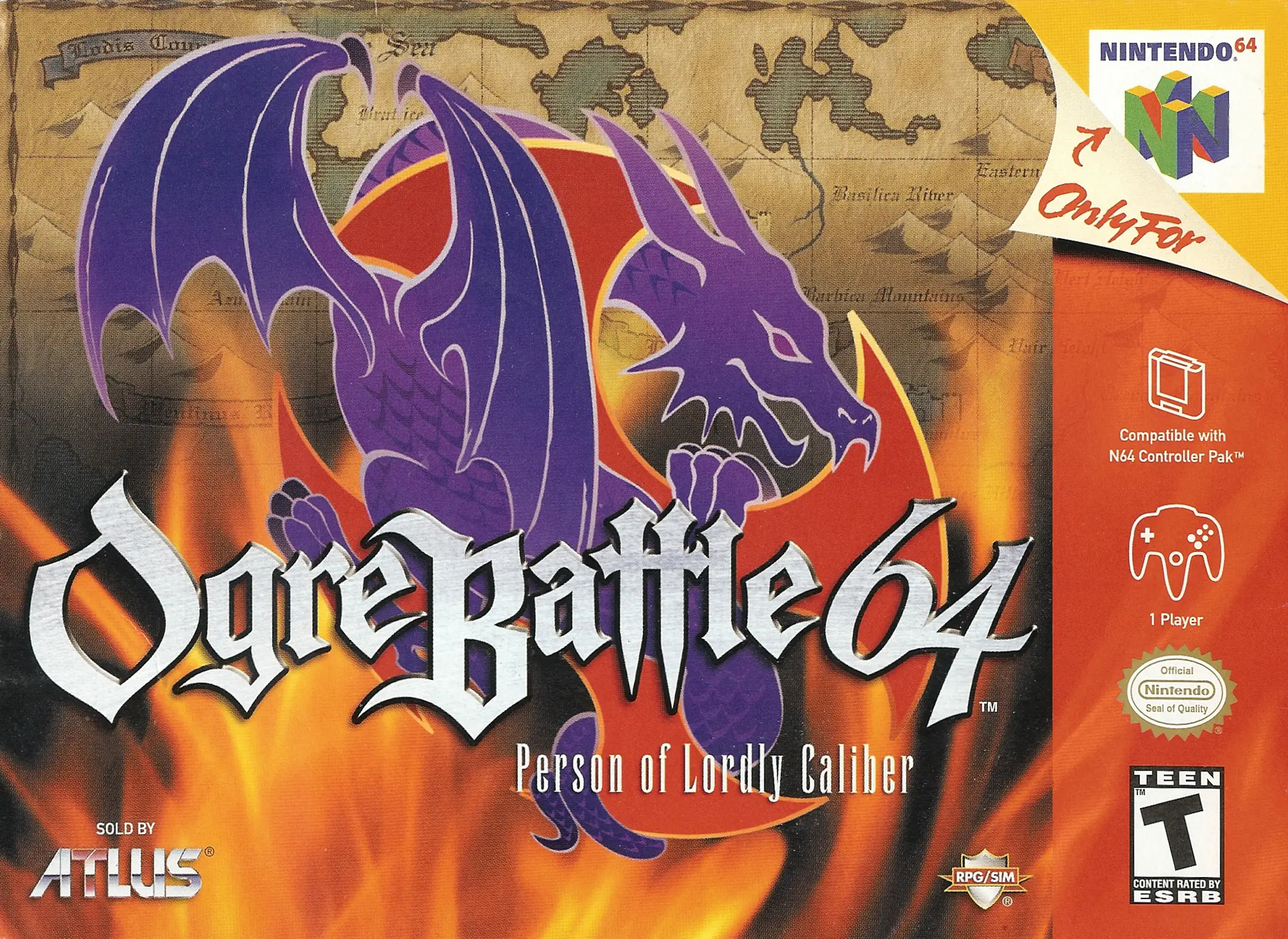 Capa de Ogre Battle 64: Person of Lordly Caliber
