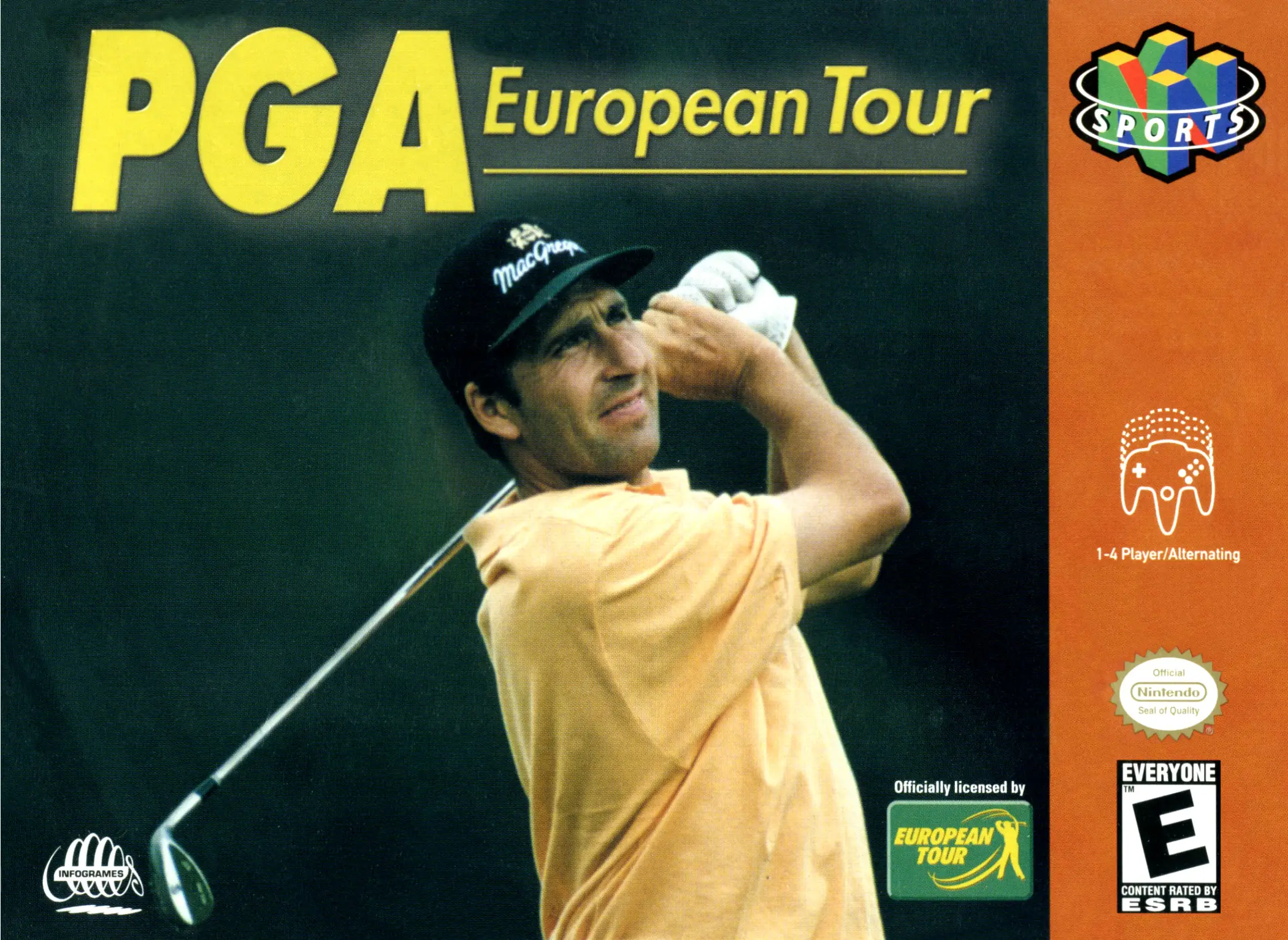 Capa de PGA European Tour