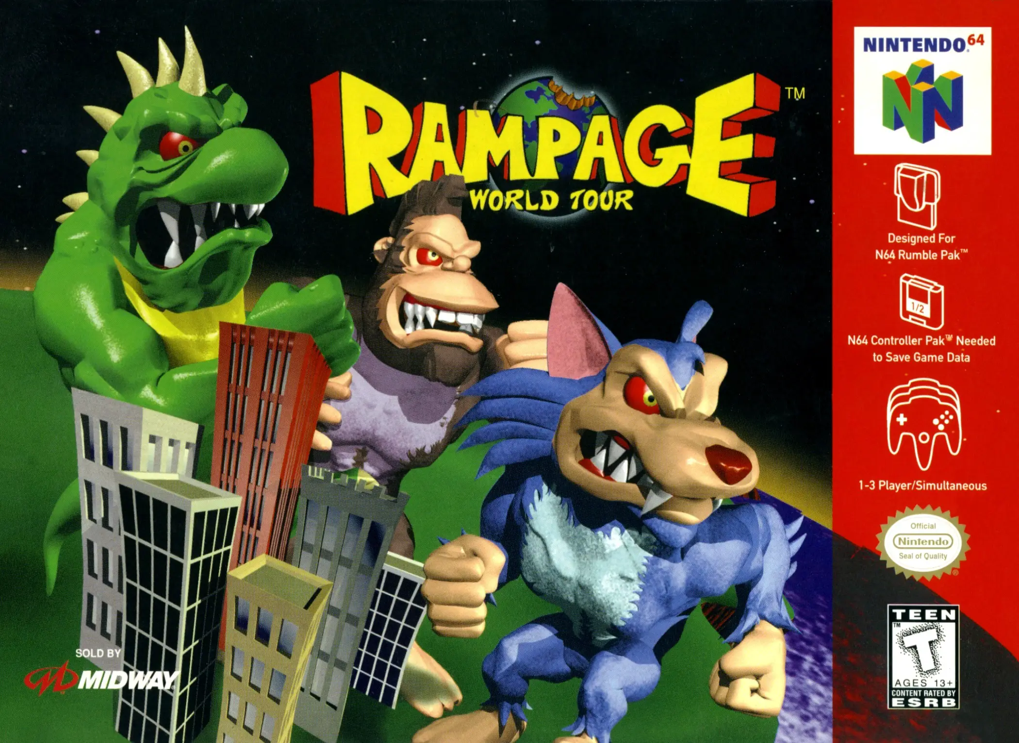 Capa de Rampage: World Tour