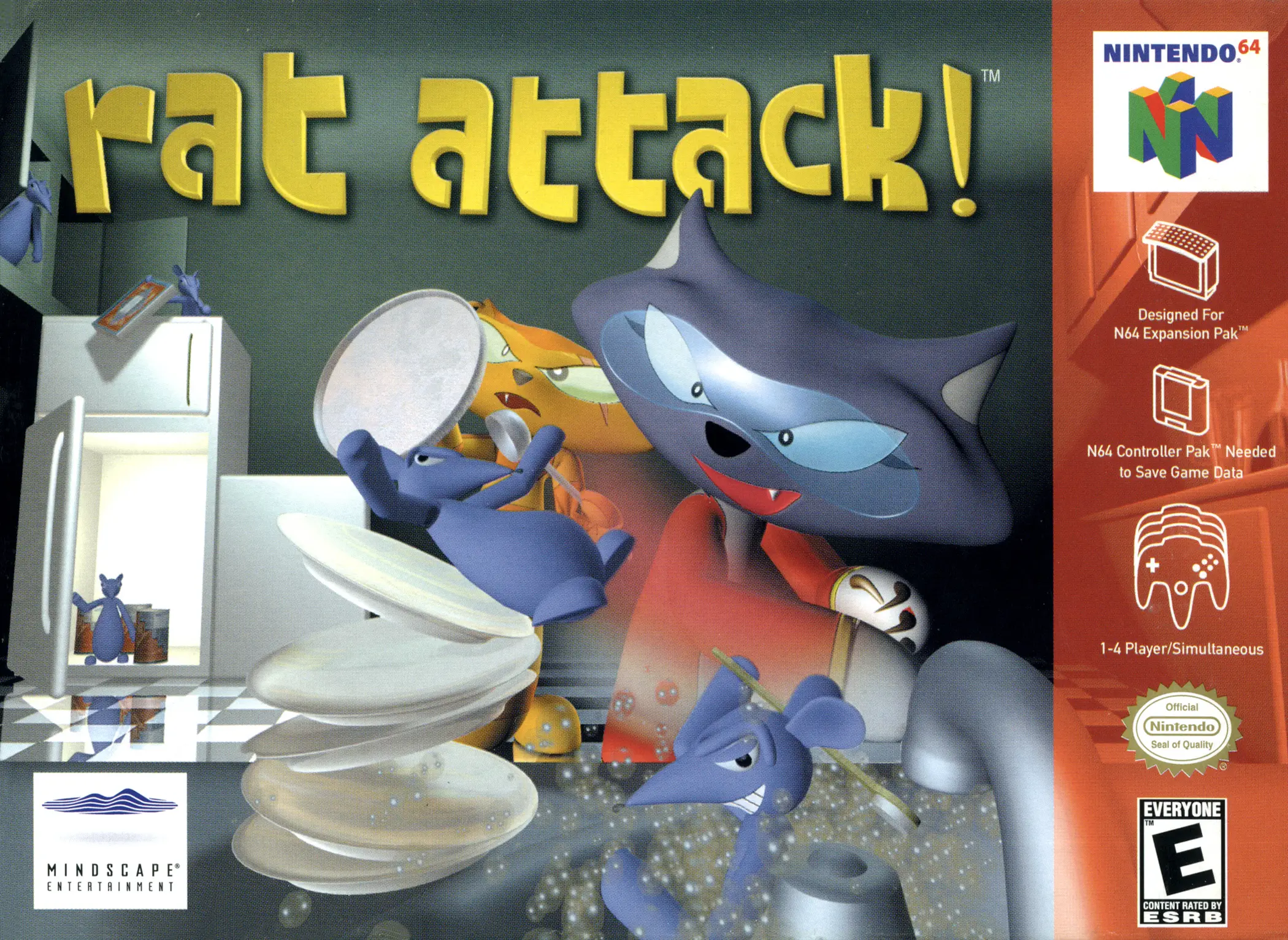 Capa de Rat Attack!