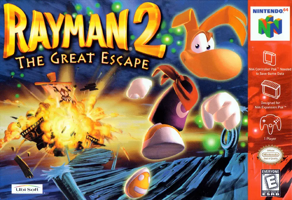 Capa de Rayman 2: The Great Escape