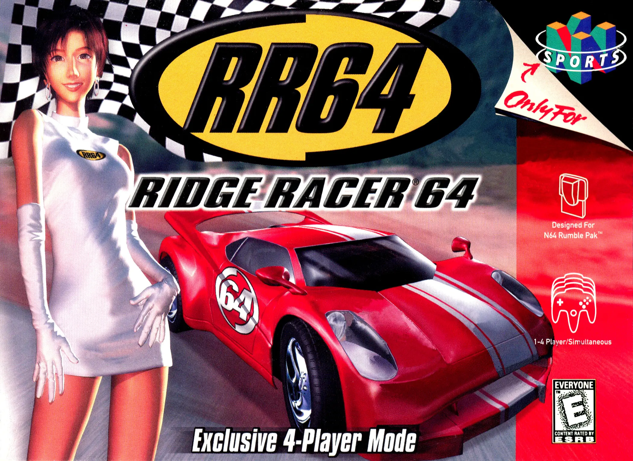 Capa de Ridge Racer 64