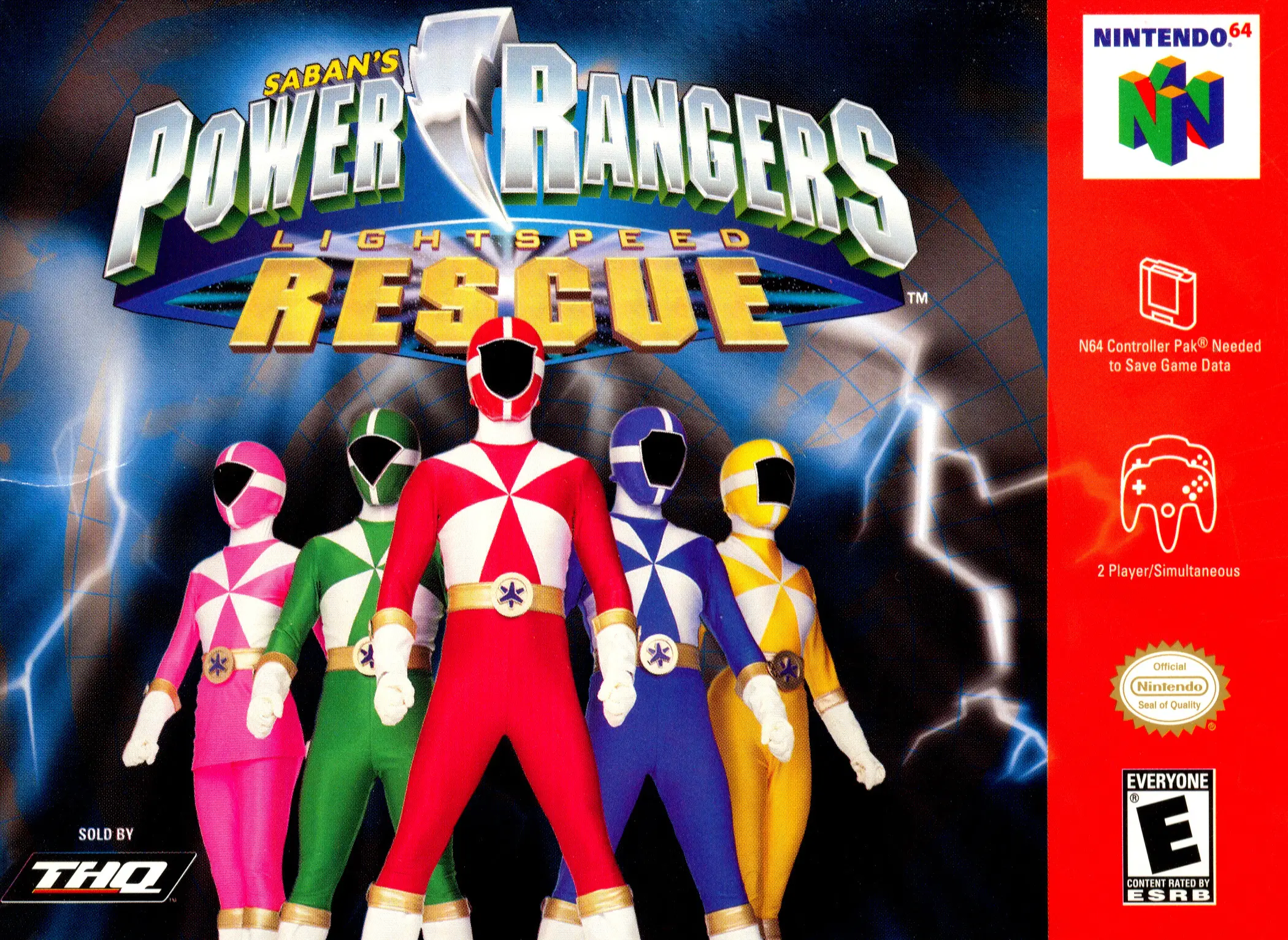 Capa de Saban's Power Rangers: Lightspeed Rescue
