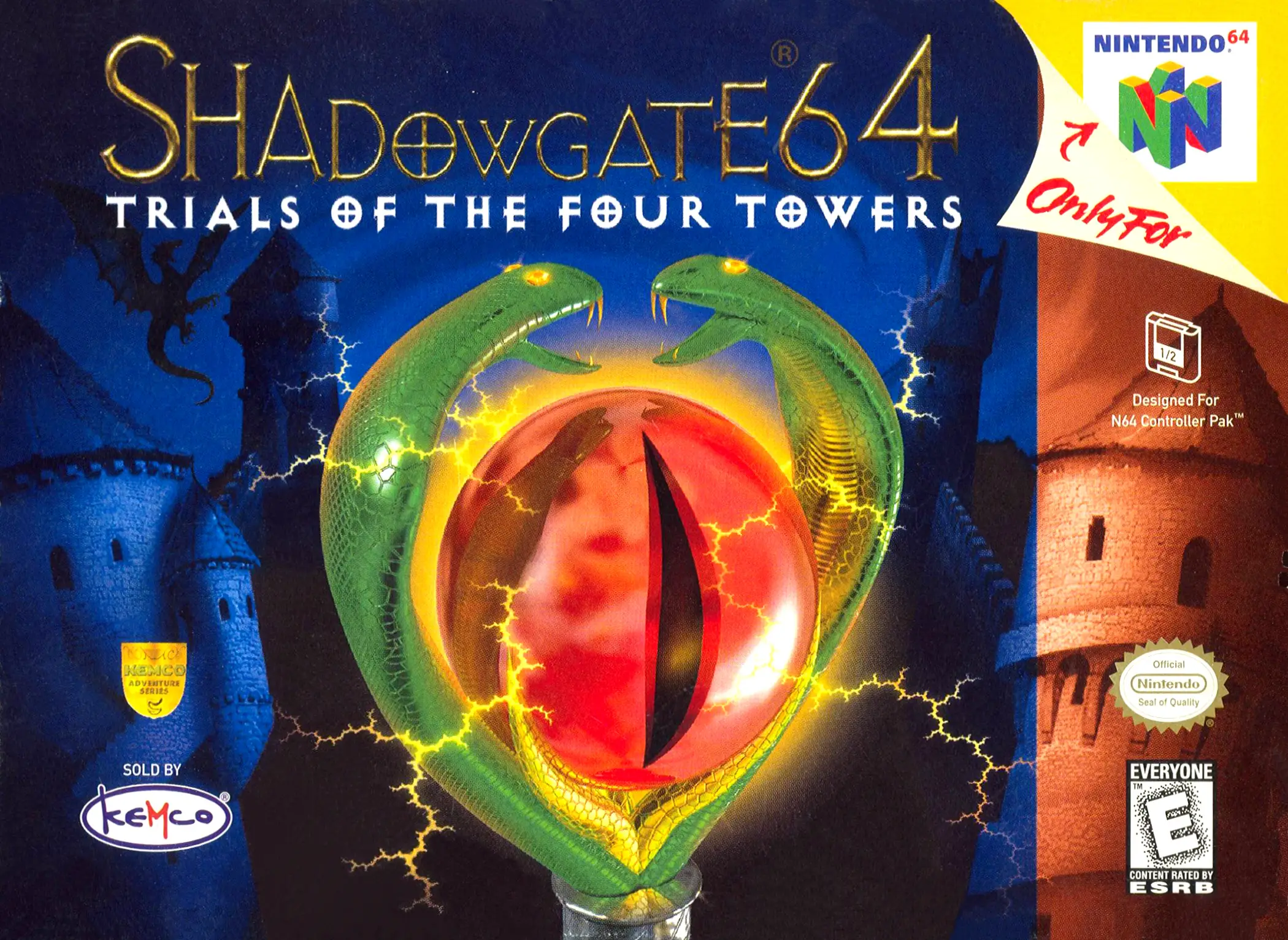 Capa de Shadowgate 64: Trials of the Four Towers