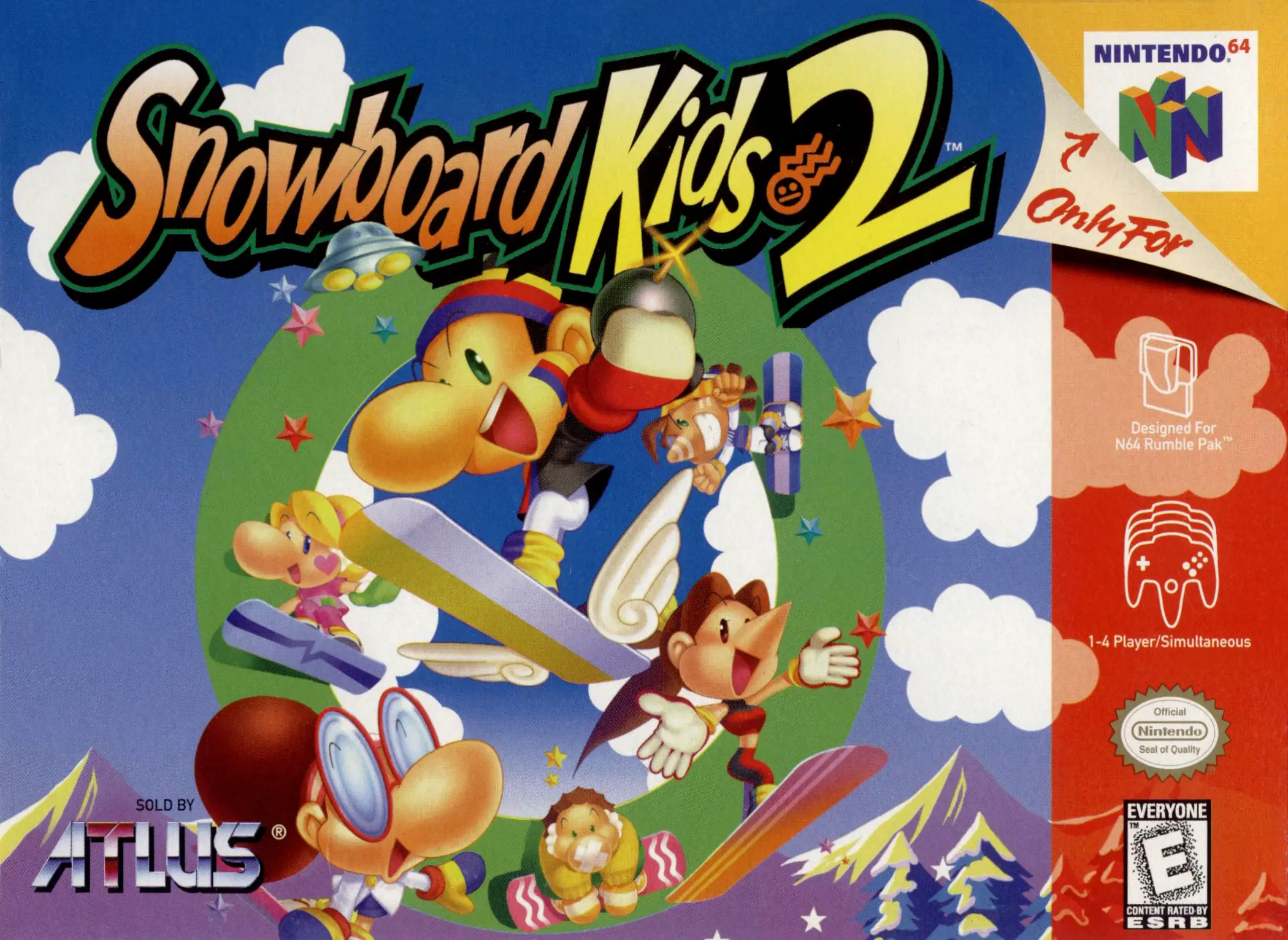 Capa de Snowboard Kids 2