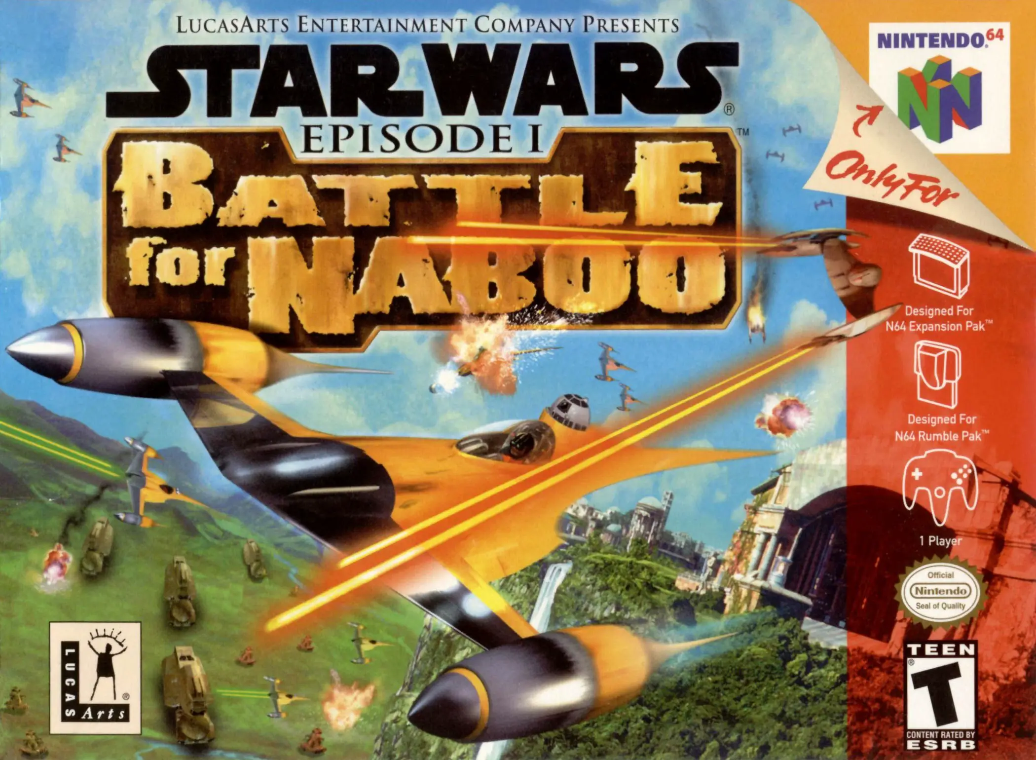 Capa de Star Wars: Episode I - Battle for Naboo