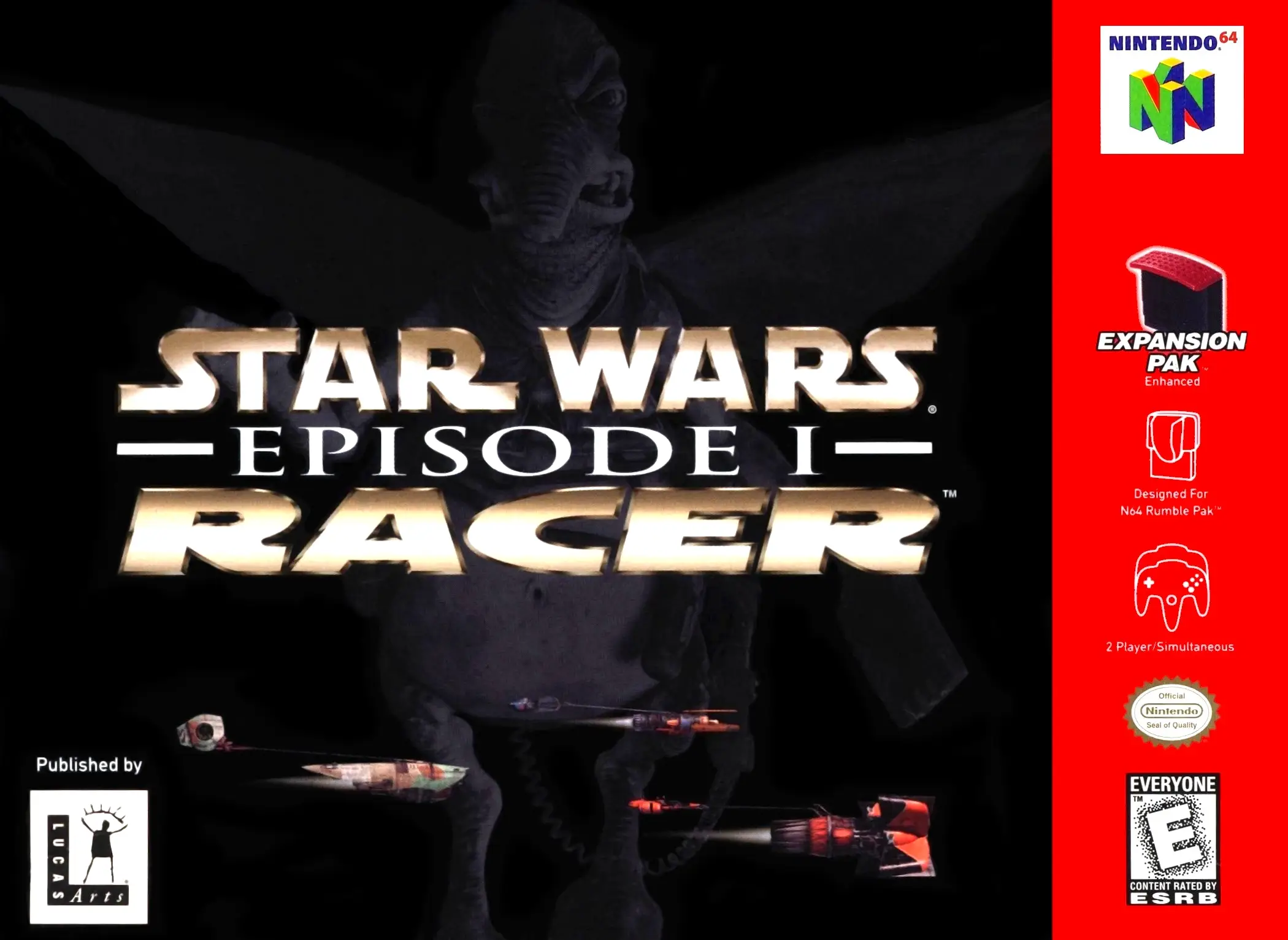 Capa de Star Wars Episode I: Racer