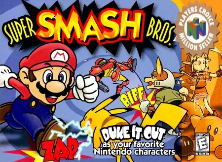 Capa de Super Smash Bros.
