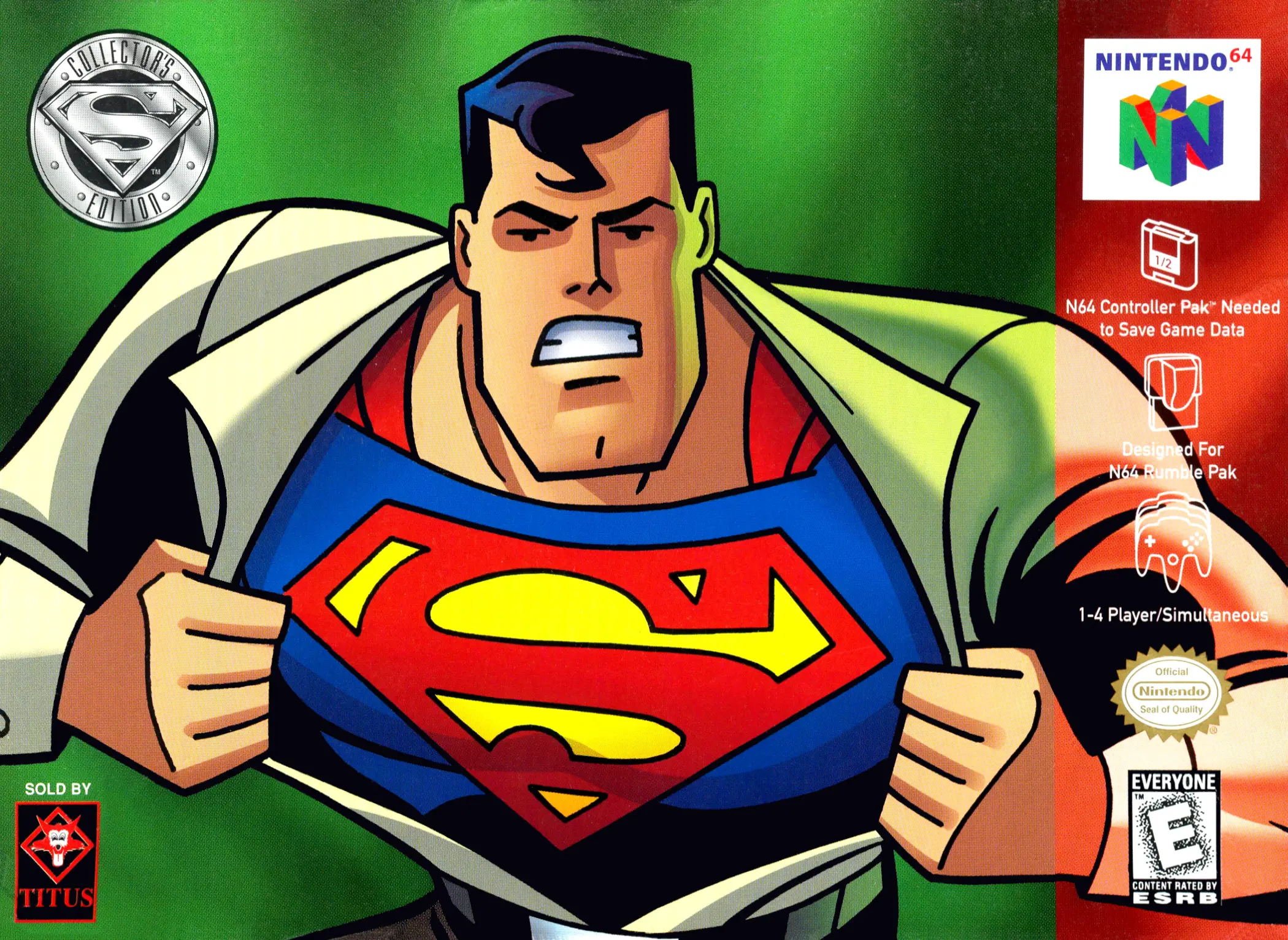 Capa de Superman: The New Superman Adventures