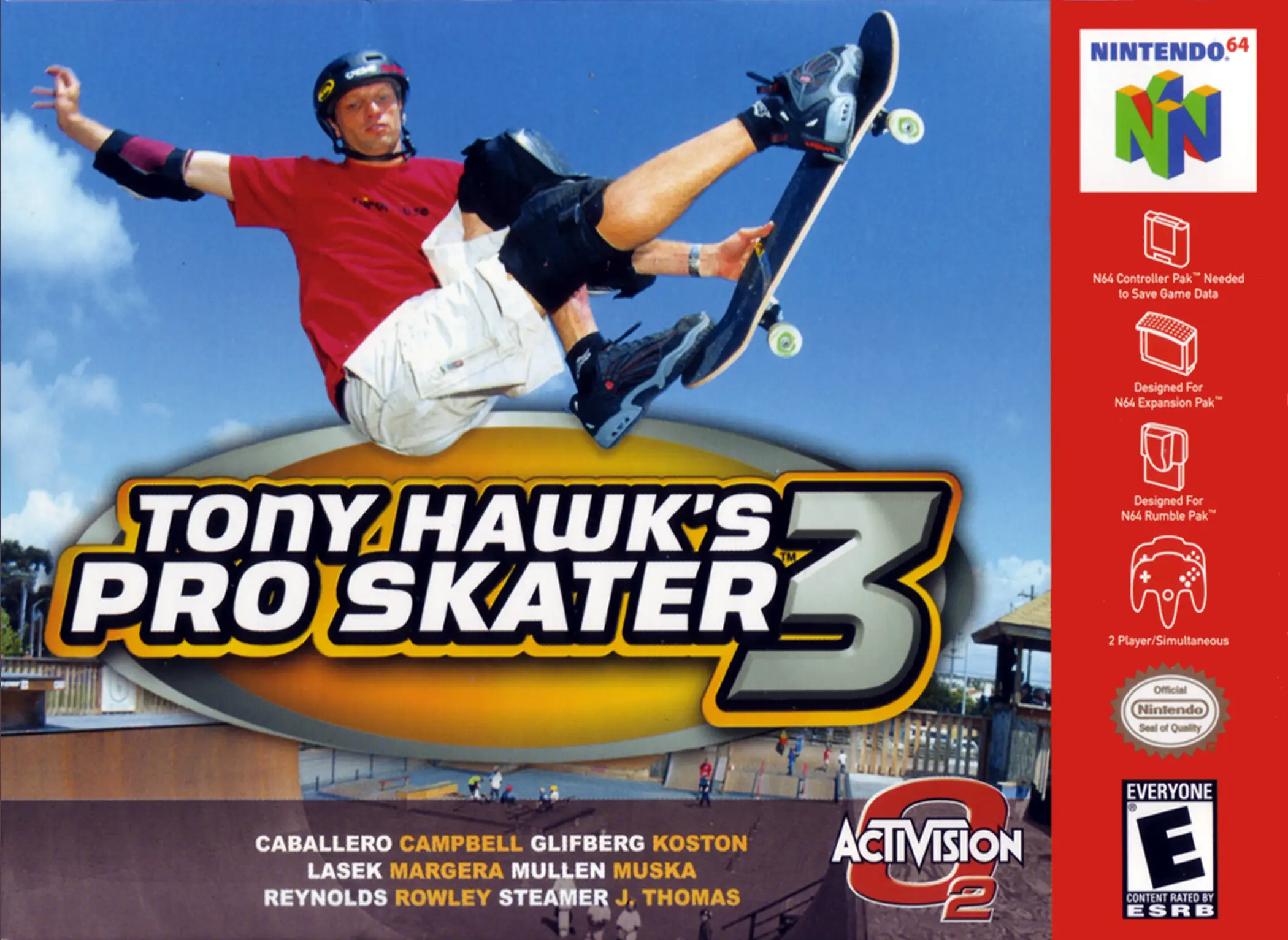 Capa de Tony Hawk's Pro Skater 3