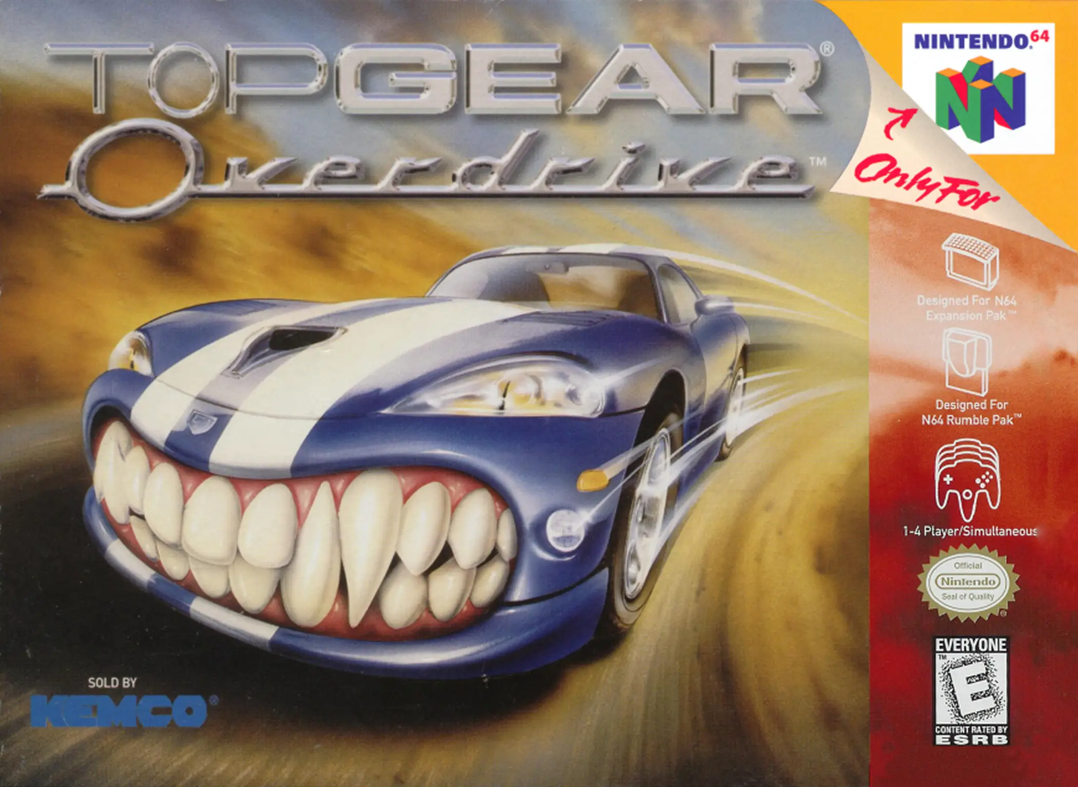 Capa de Top Gear Overdrive