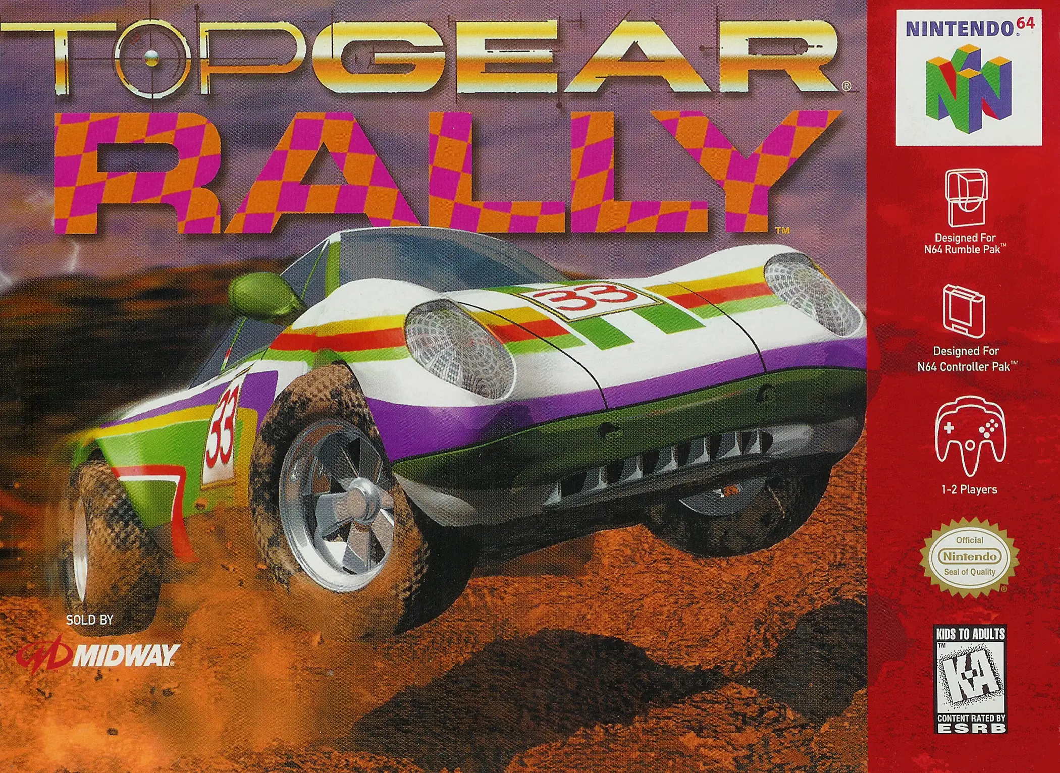 Capa de Top Gear Rally