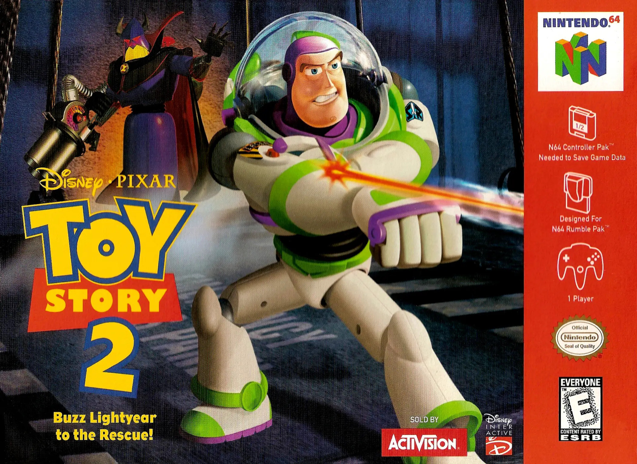 Capa de Toy Story 2: Buzz Lightyear to the Rescue!