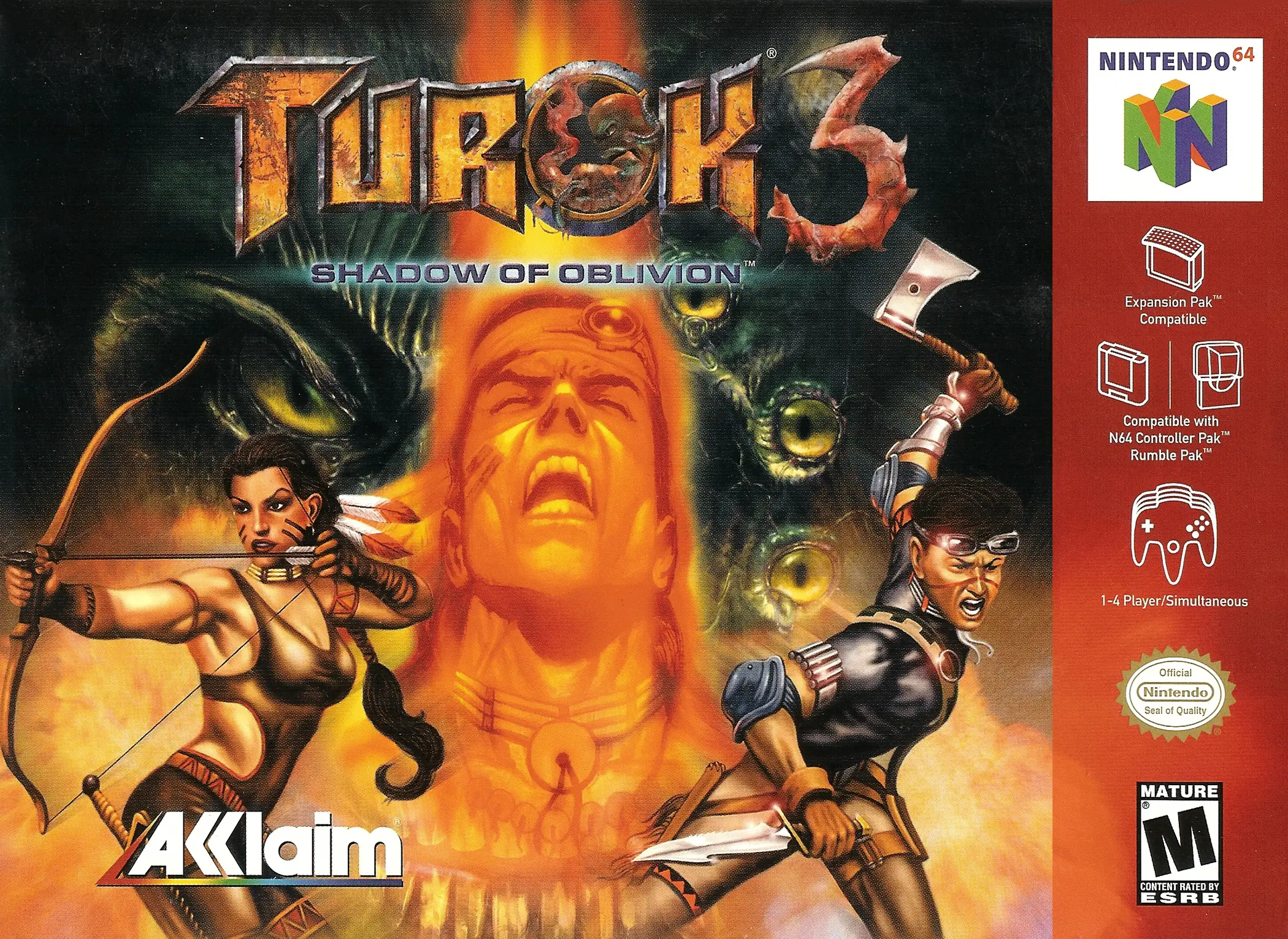 Capa de Turok 3: Shadow of Oblivion