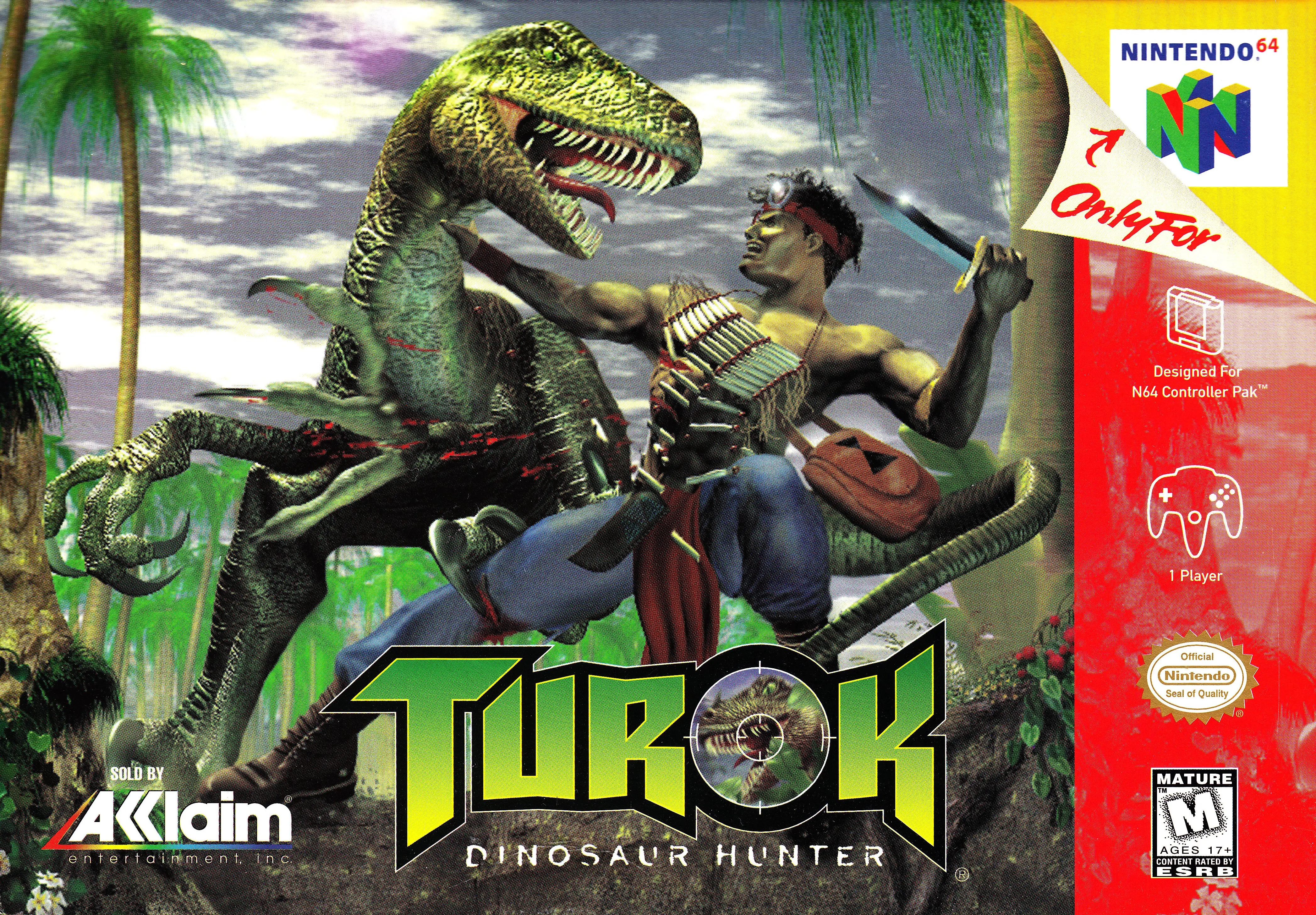 Capa de Turok: Dinosaur Hunter