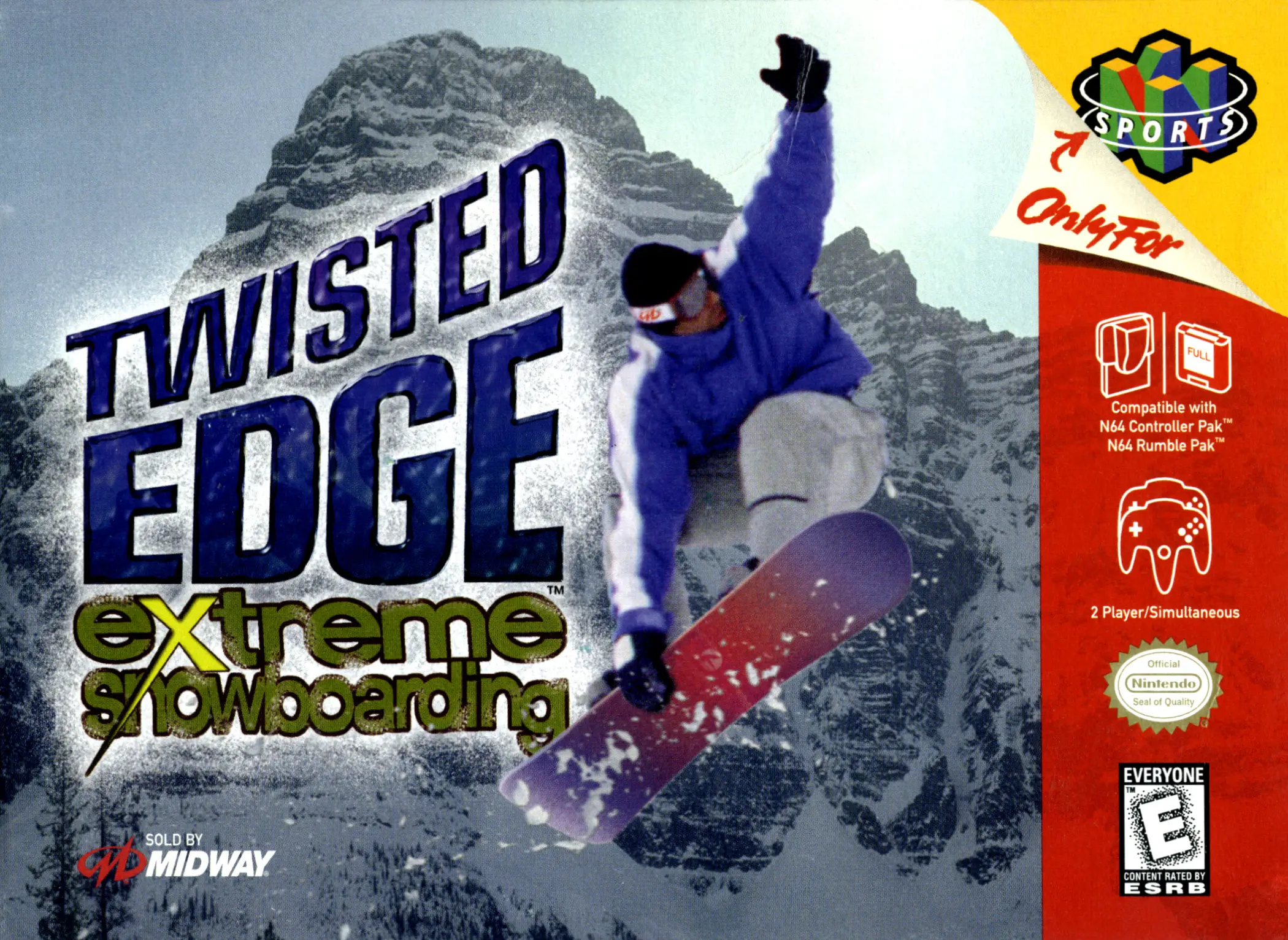 Capa de Twisted Edge Extreme Snowboarding