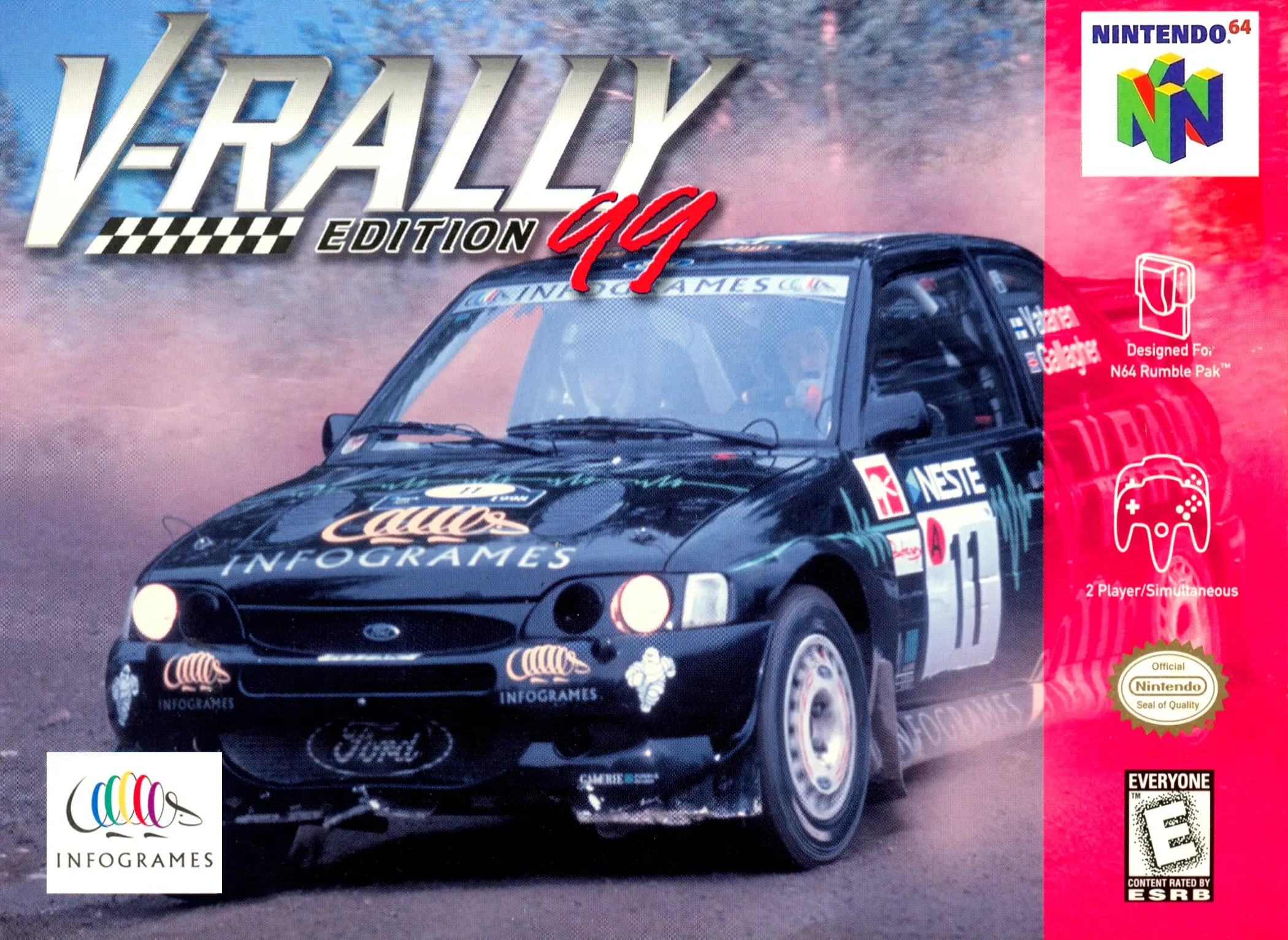 Capa de V-Rally Edition '99
