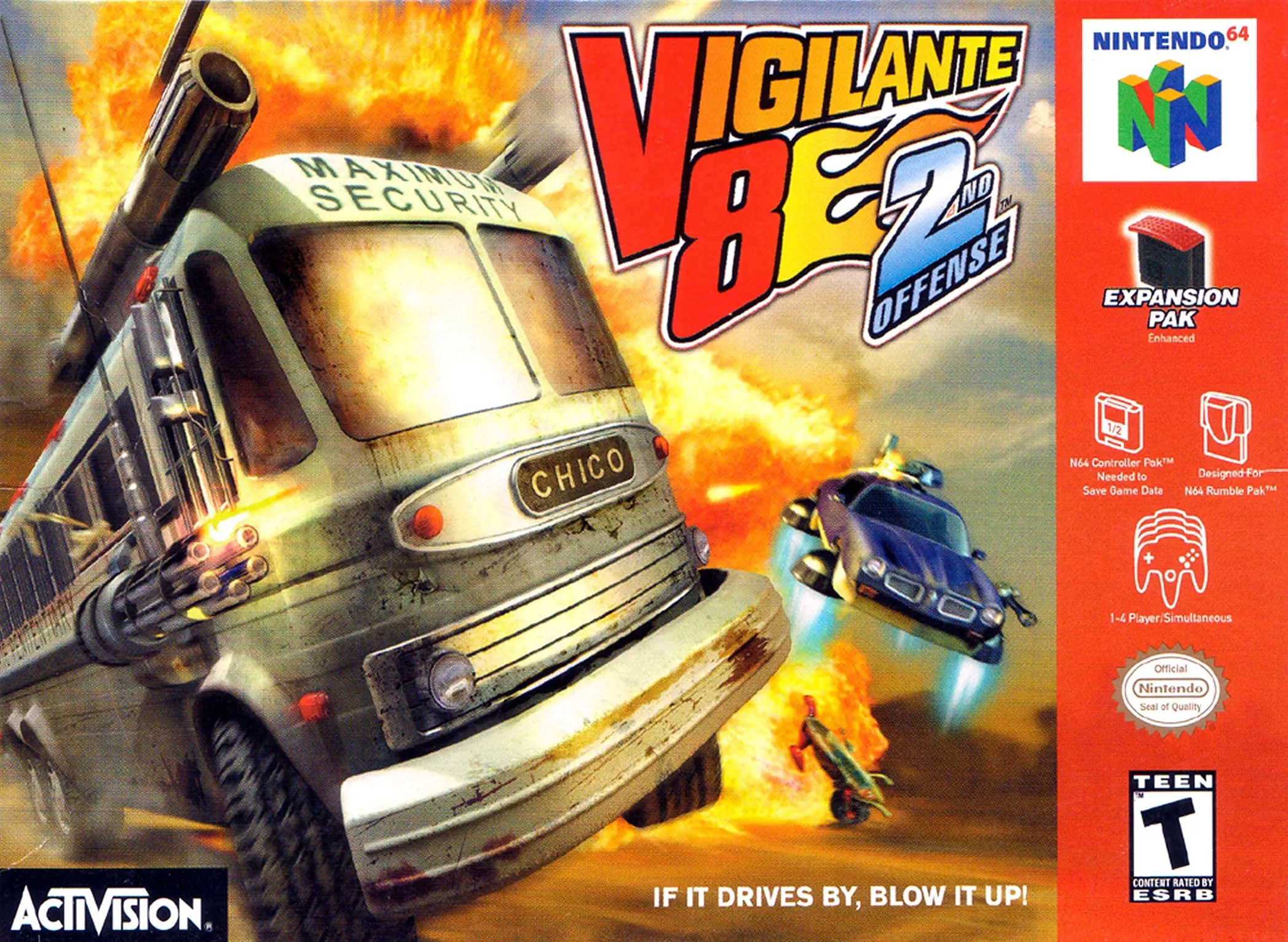 Capa de Vigilante 8: 2nd Offense