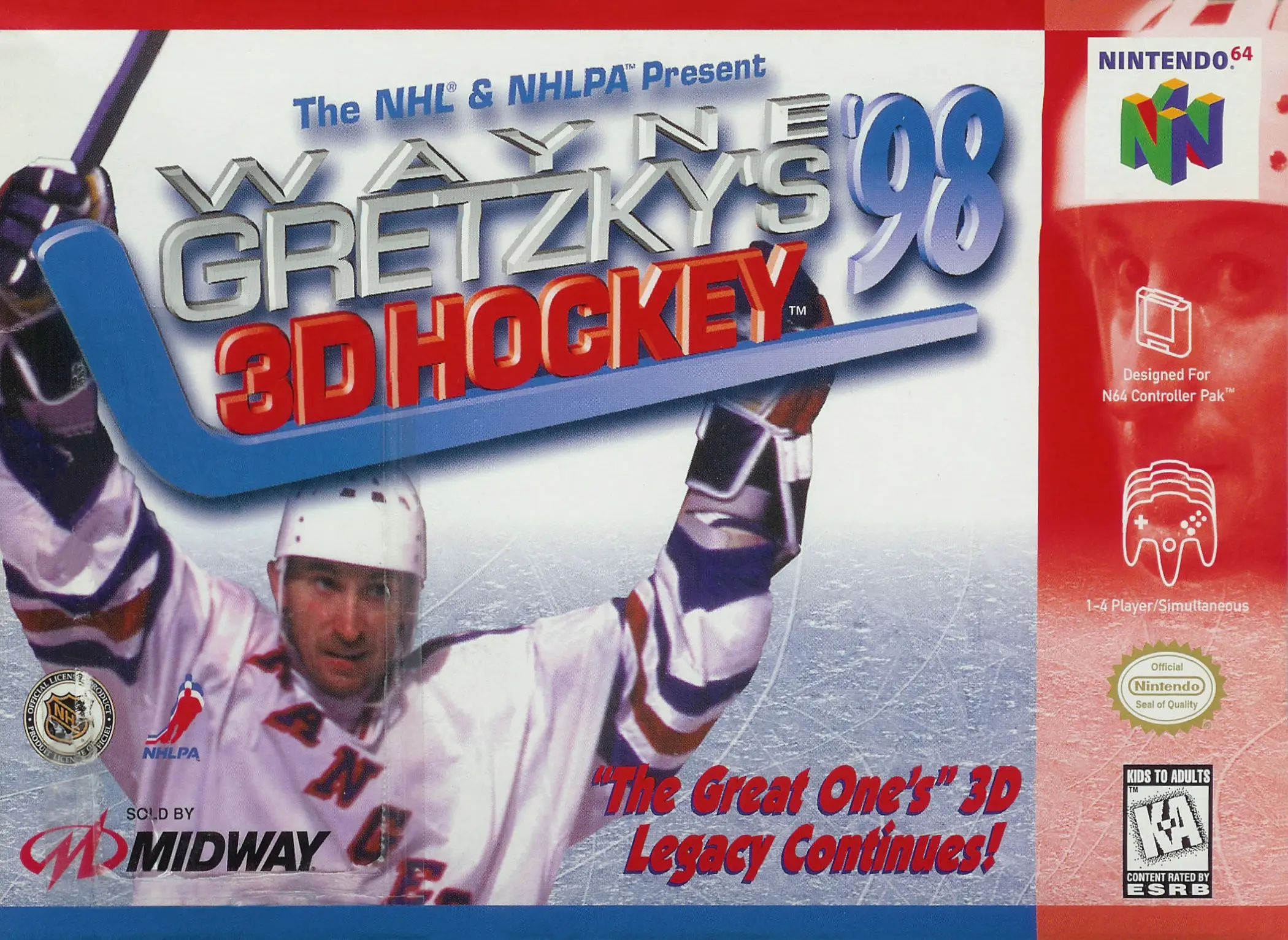 Capa de Wayne Gretzky's 3D Hockey '98