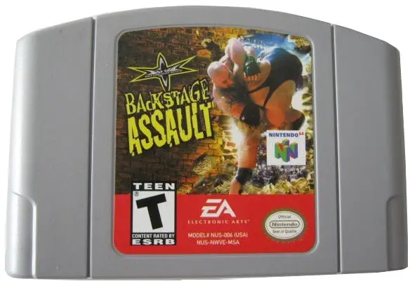 Capa de WCW Backstage Assault