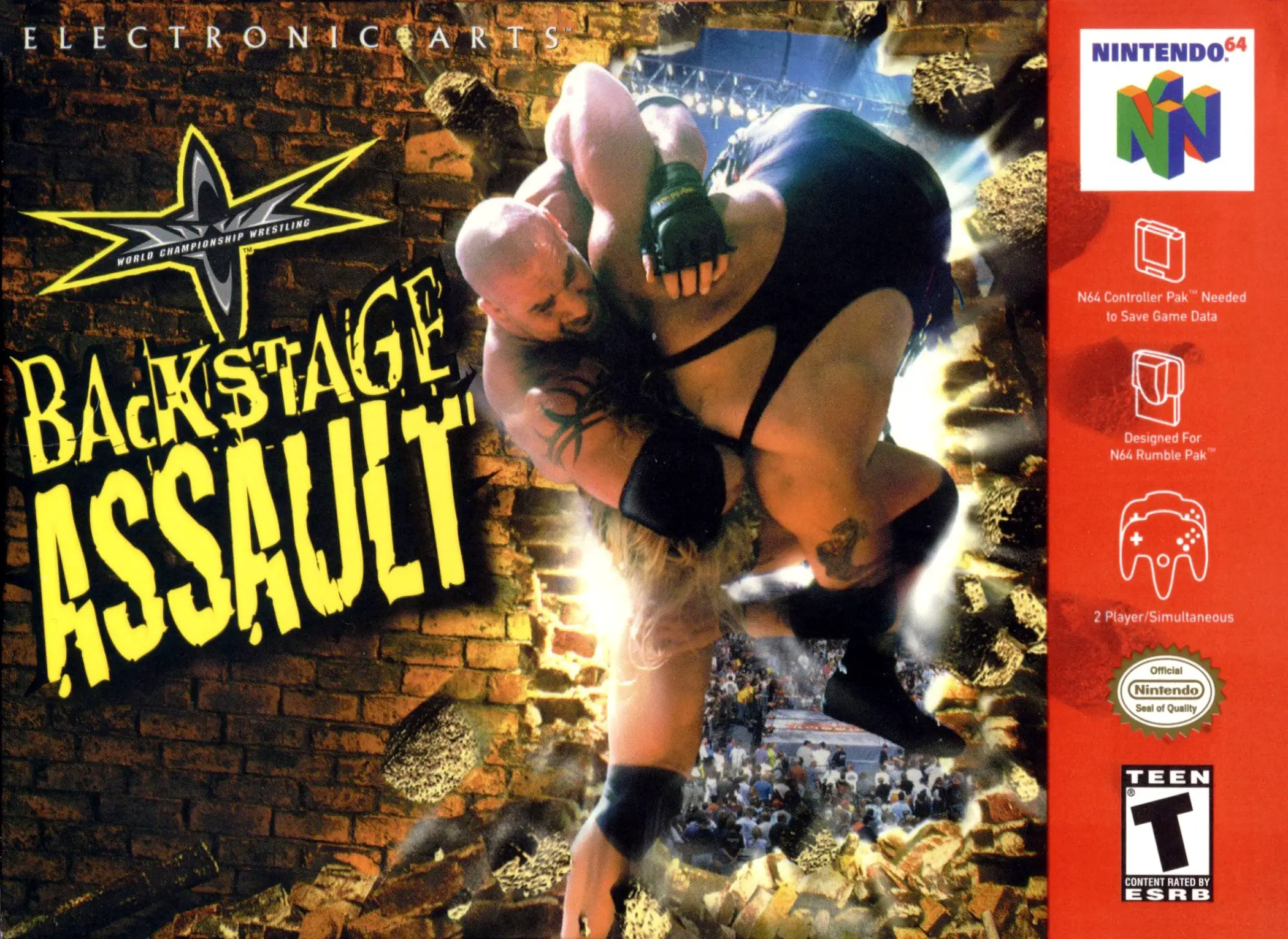 Capa de WCW Backstage Assault